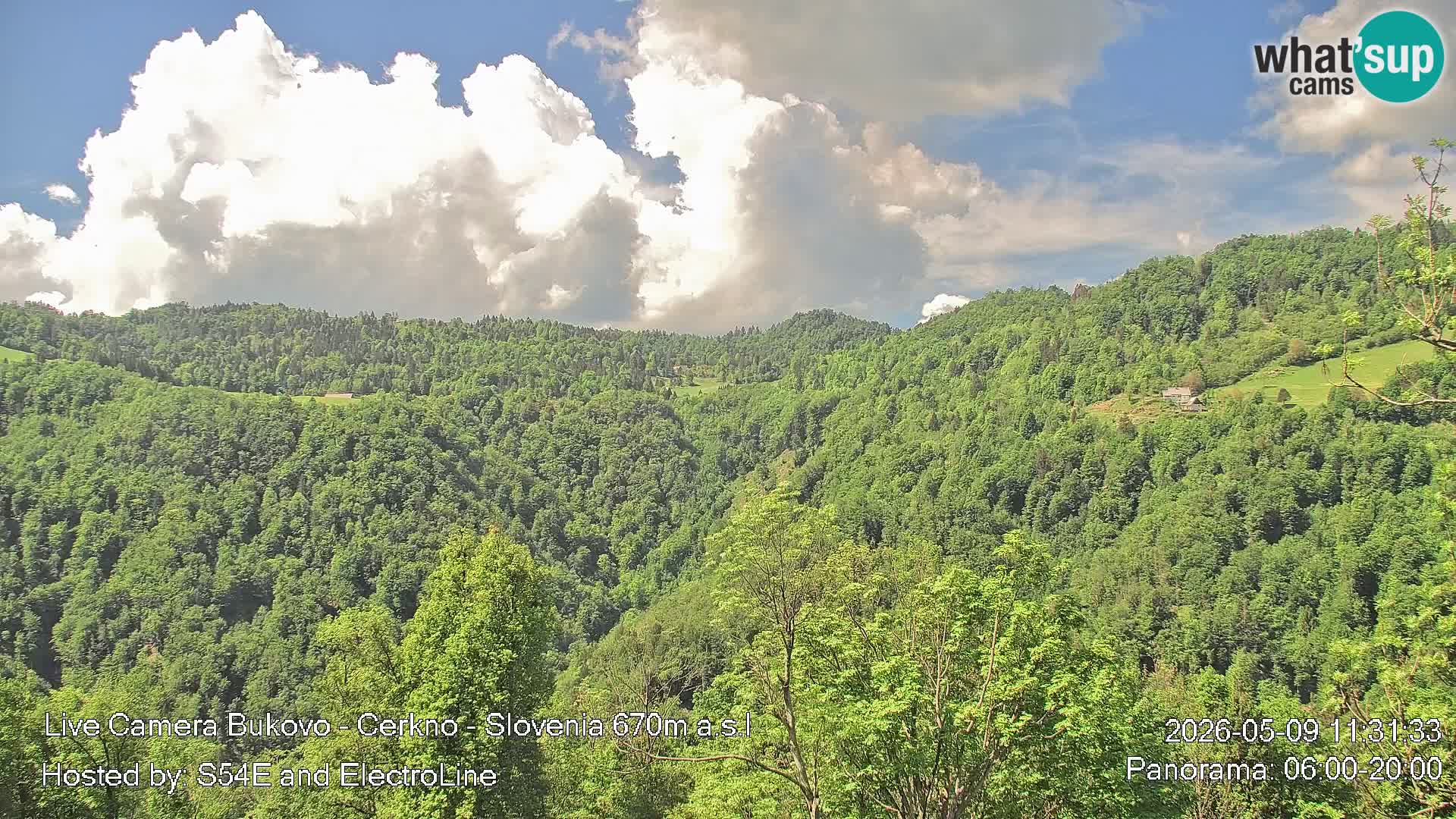 Bukovo Webcam – Baška grapa | Cerkno | Slowenien