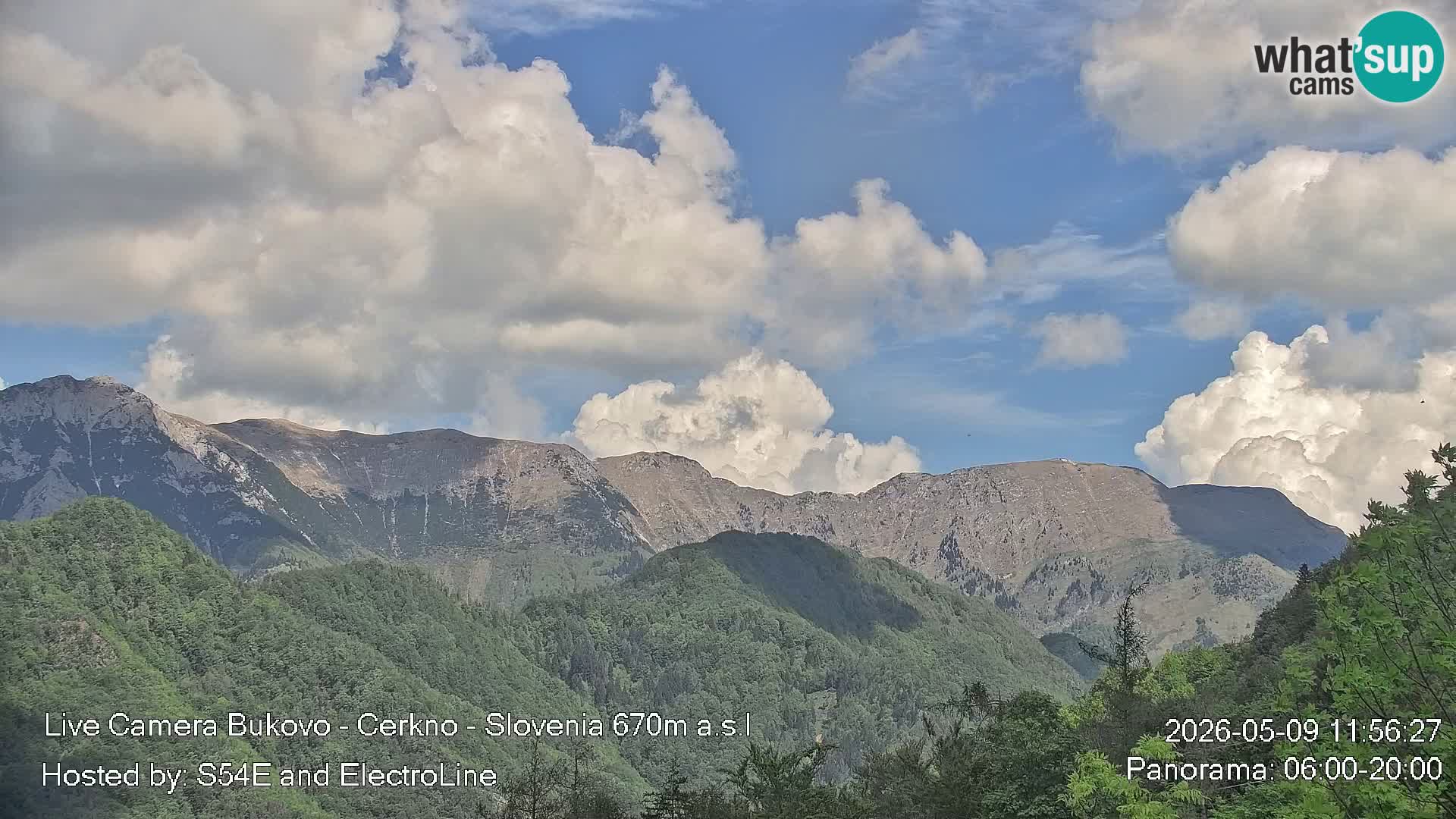 Webcam en vivo Bukovo – Baška grapa | Cerkno | Eslovenia