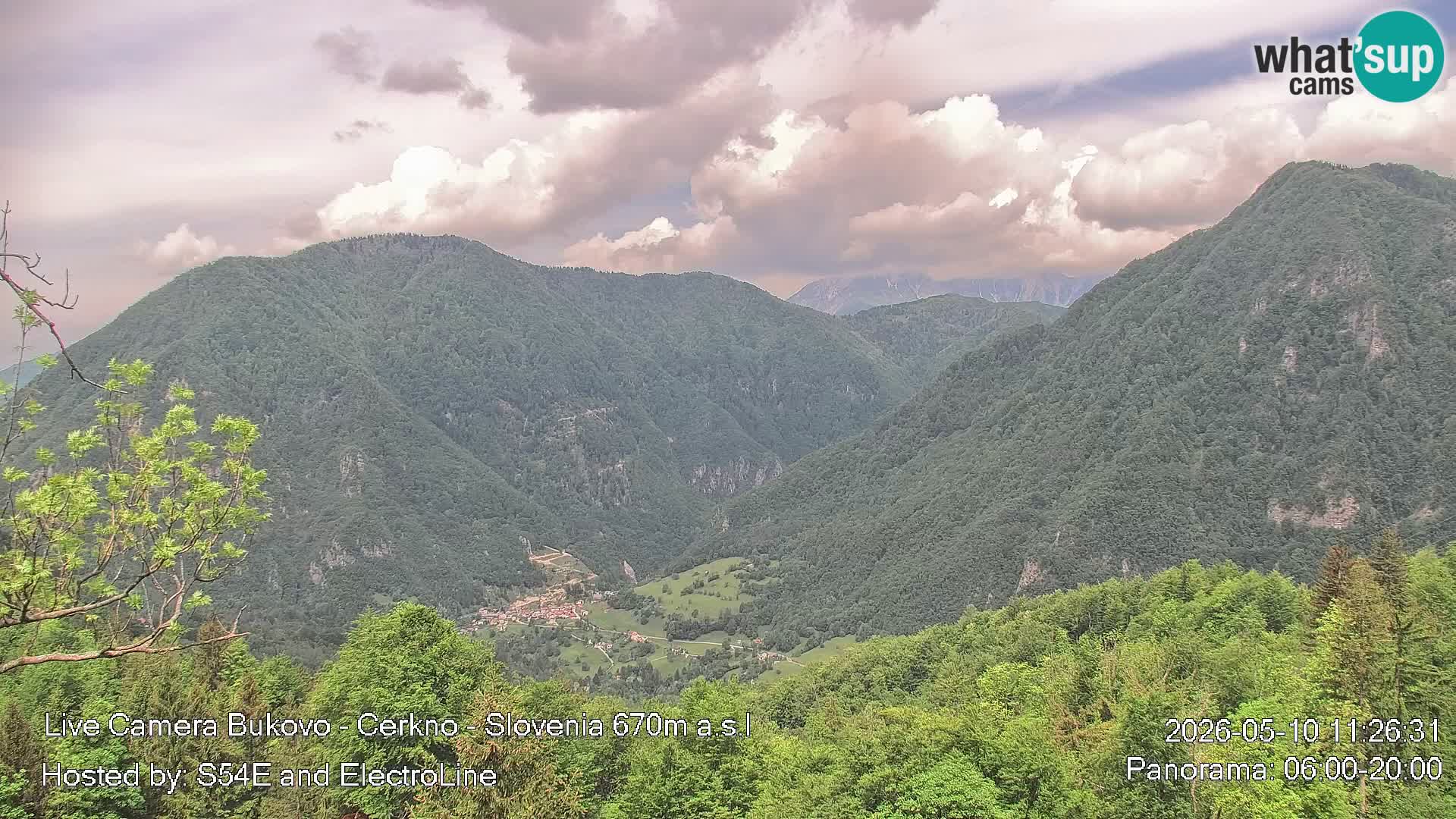 Webcam en vivo Bukovo – Baška grapa | Cerkno | Eslovenia