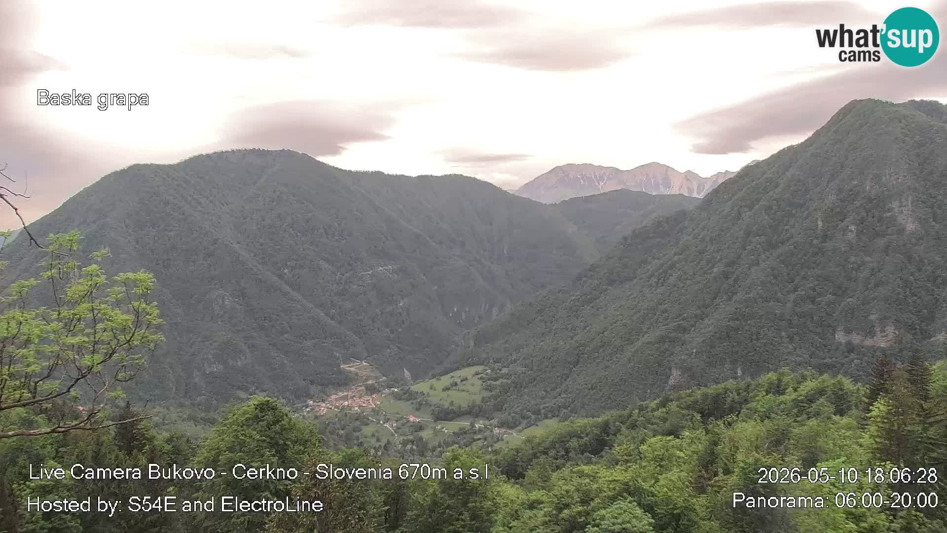 Bukovo Webcam – Baška grapa | Cerkno | Slowenien