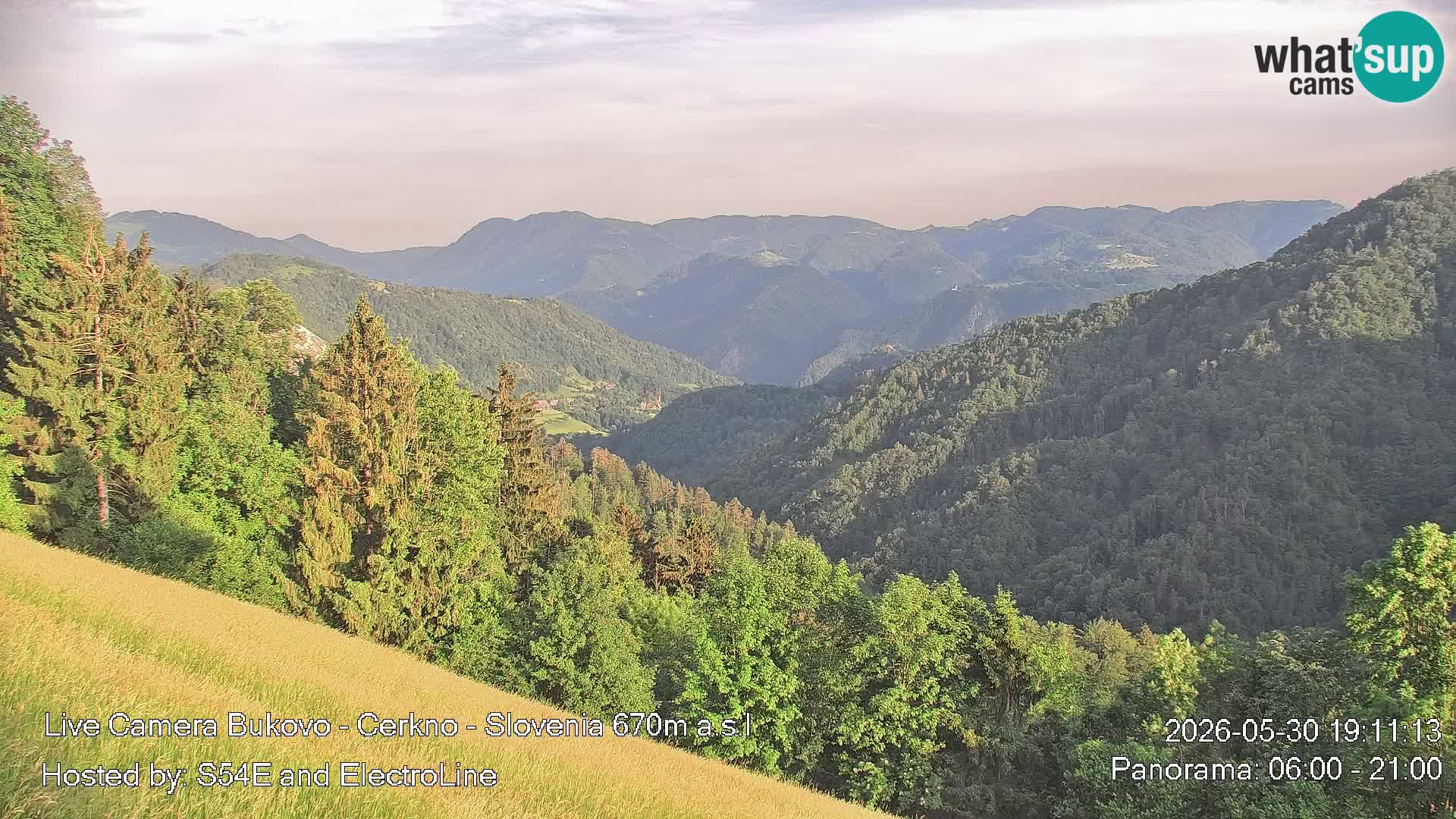 Web kamera Bukovo – Baška grapa | Cerkno | Slovenija