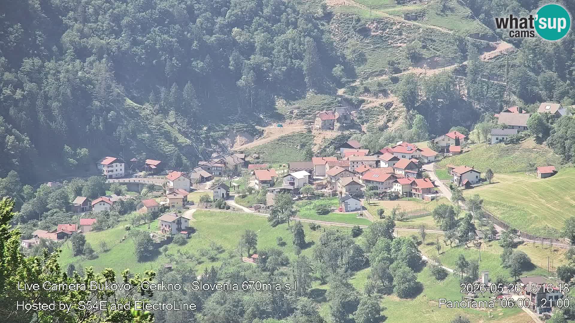 Webcam Bukovo – Baška grapa | Cerkno | Slovenia