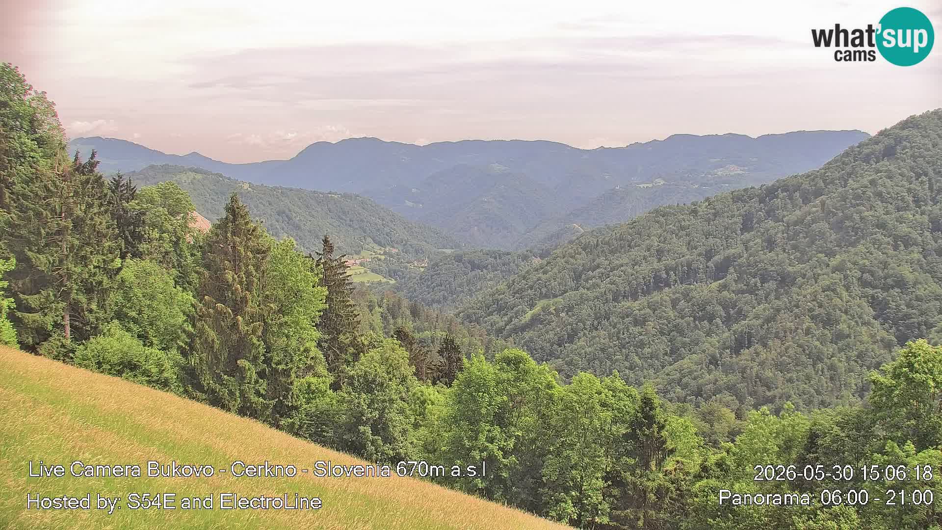 Web kamera Bukovo – Baška grapa | Cerkno | Slovenija