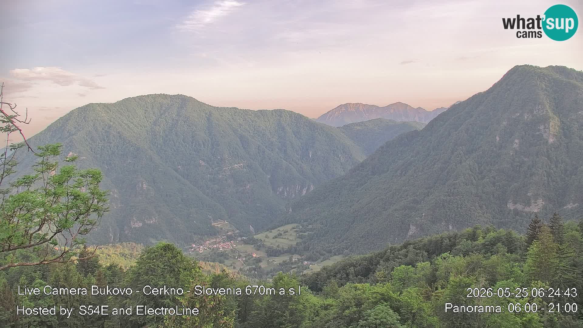 Webcam Bukovo – Baška grapa | Cerkno | Slovénie