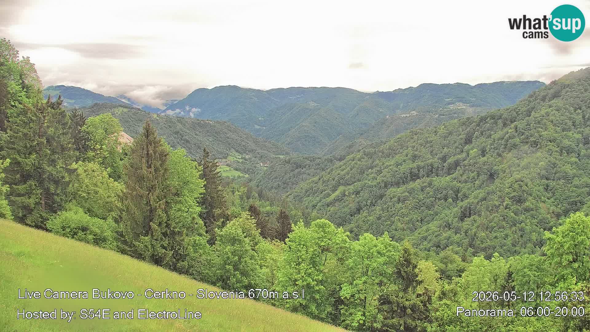 Webcam en vivo Bukovo – Baška grapa | Cerkno | Eslovenia