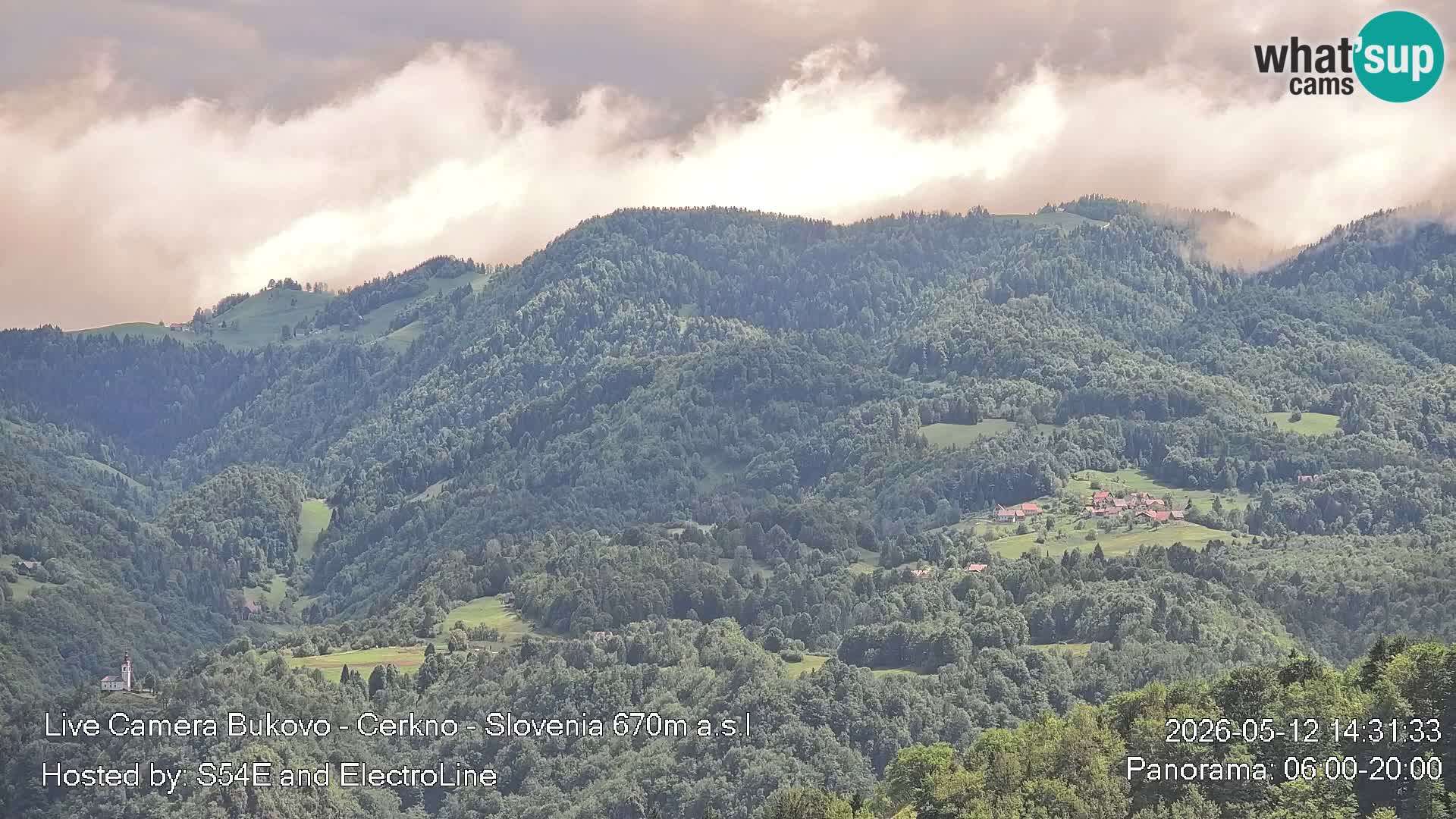 Webcam Bukovo – Baška grapa | Cerkno | Slovenia