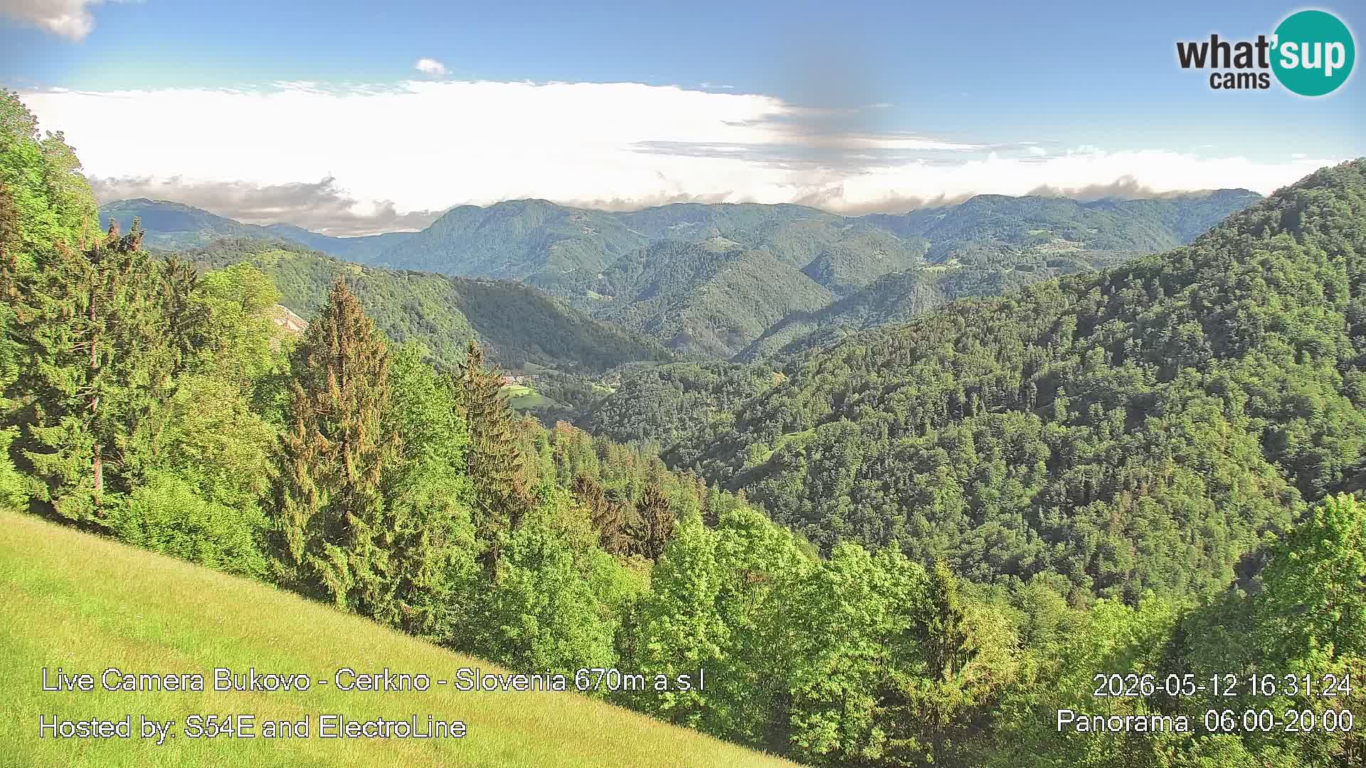 Bukovo Webcam – Baška grapa | Cerkno | Slowenien