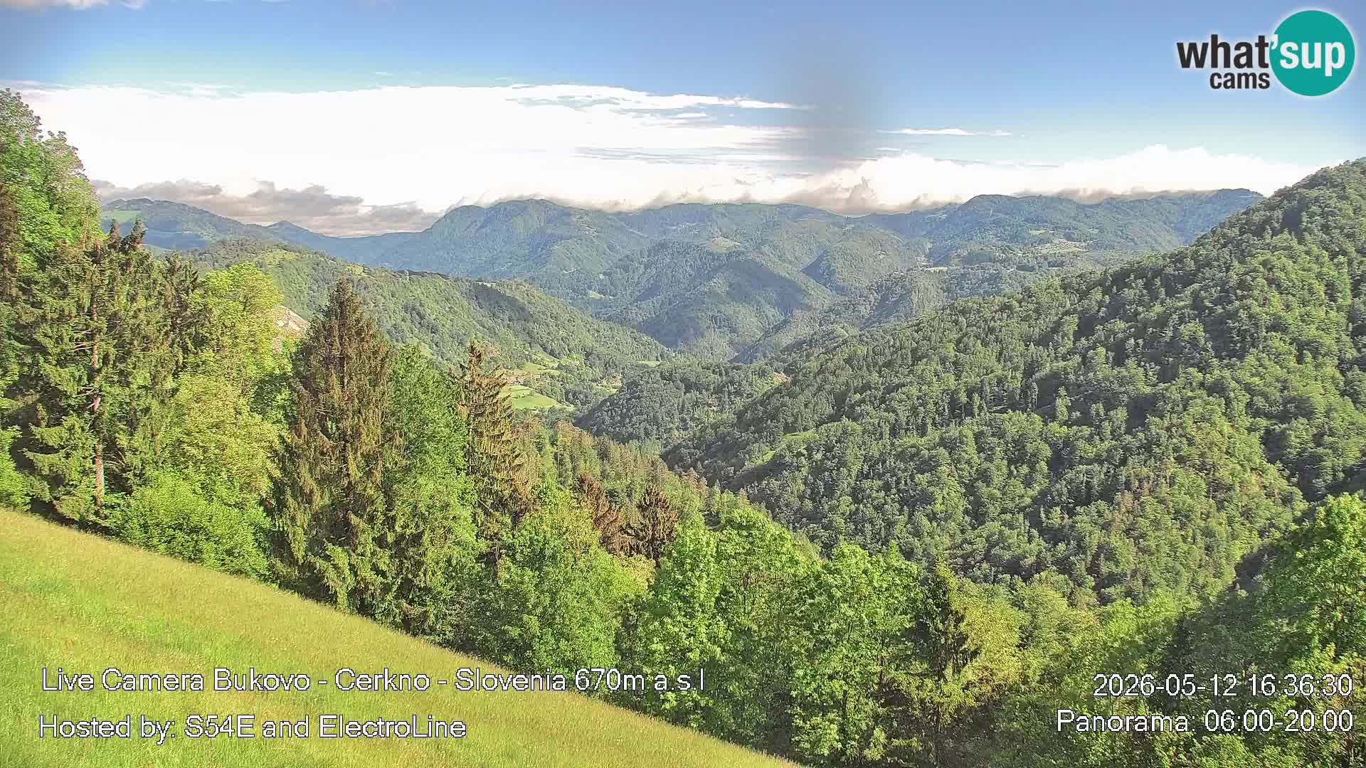 Bukovo Webcam – Baška grapa | Cerkno | Slowenien