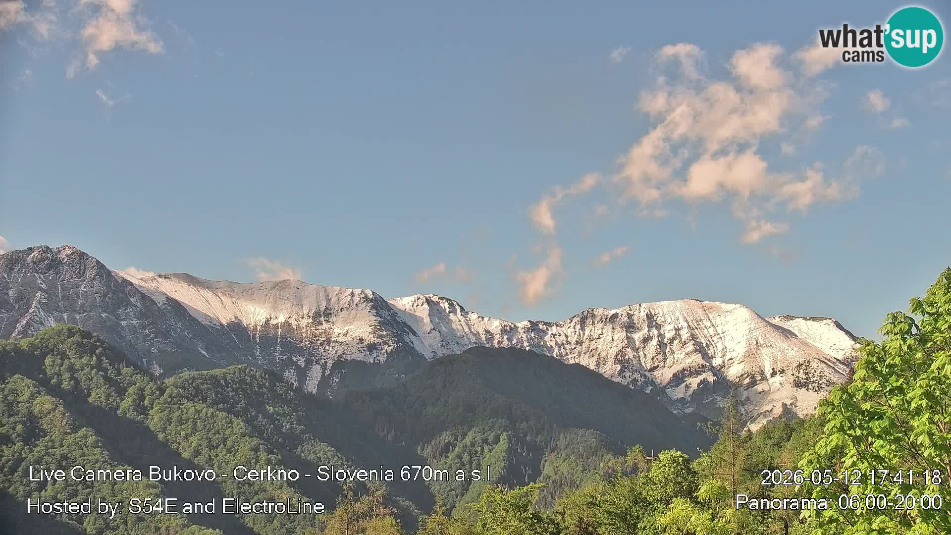 Webcam en vivo Bukovo – Baška grapa | Cerkno | Eslovenia