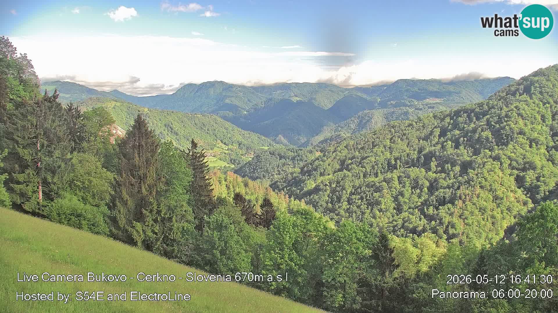 Webcam Bukovo – Baška grapa | Cerkno | Slovenia