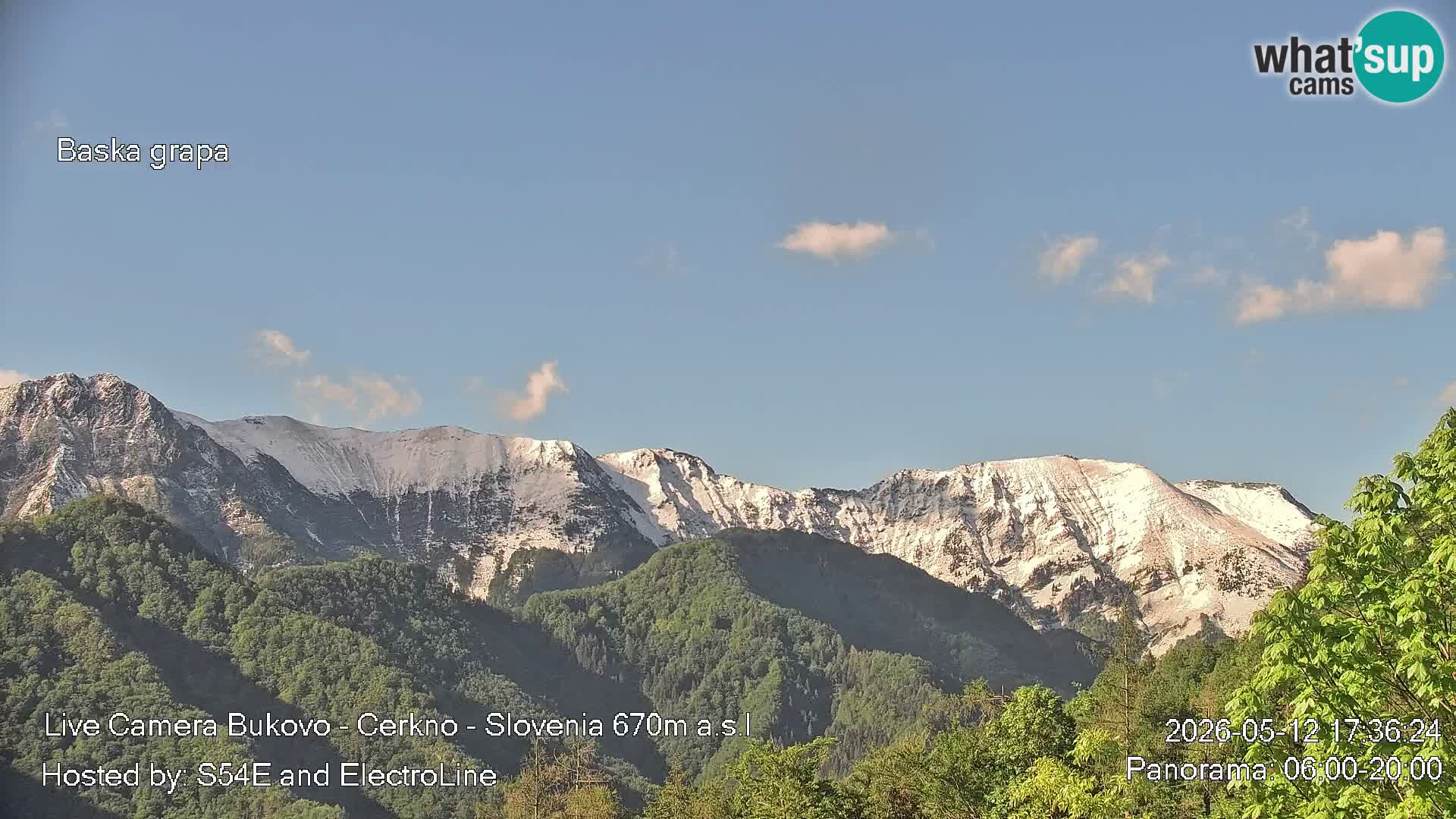 Kamera Bukovo – Baška grapa | Cerkno