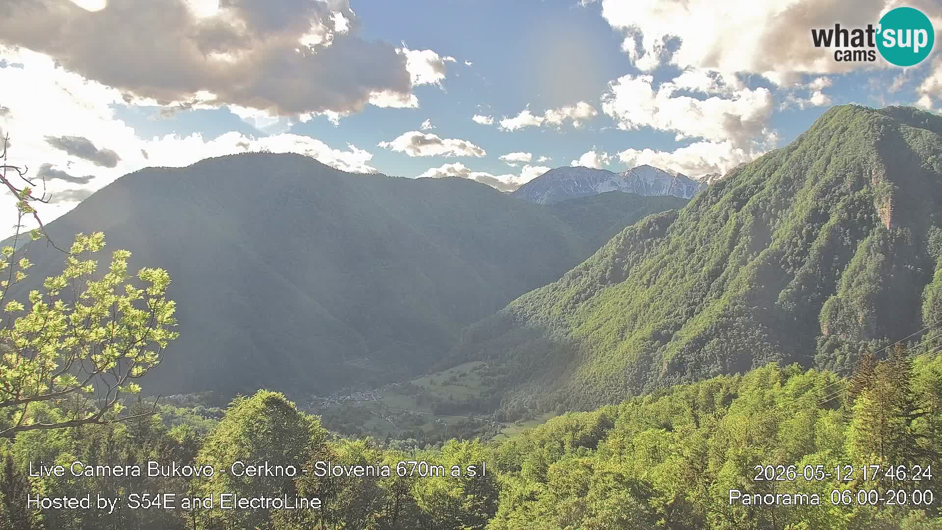 Webcam Bukovo – Baška grapa | Cerkno | Slovenia
