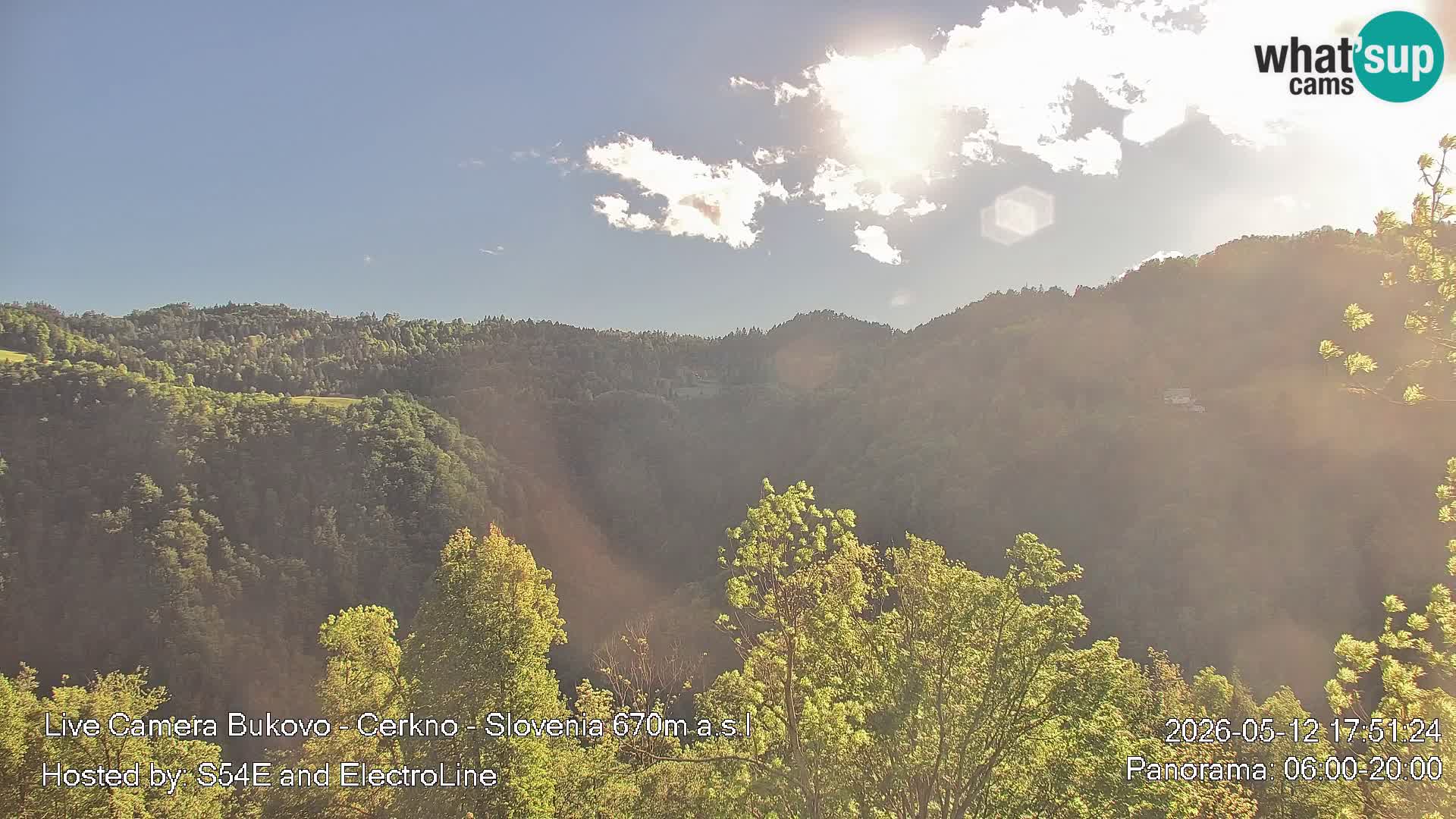 Webcam Bukovo – Baška grapa | Cerkno | Slovénie