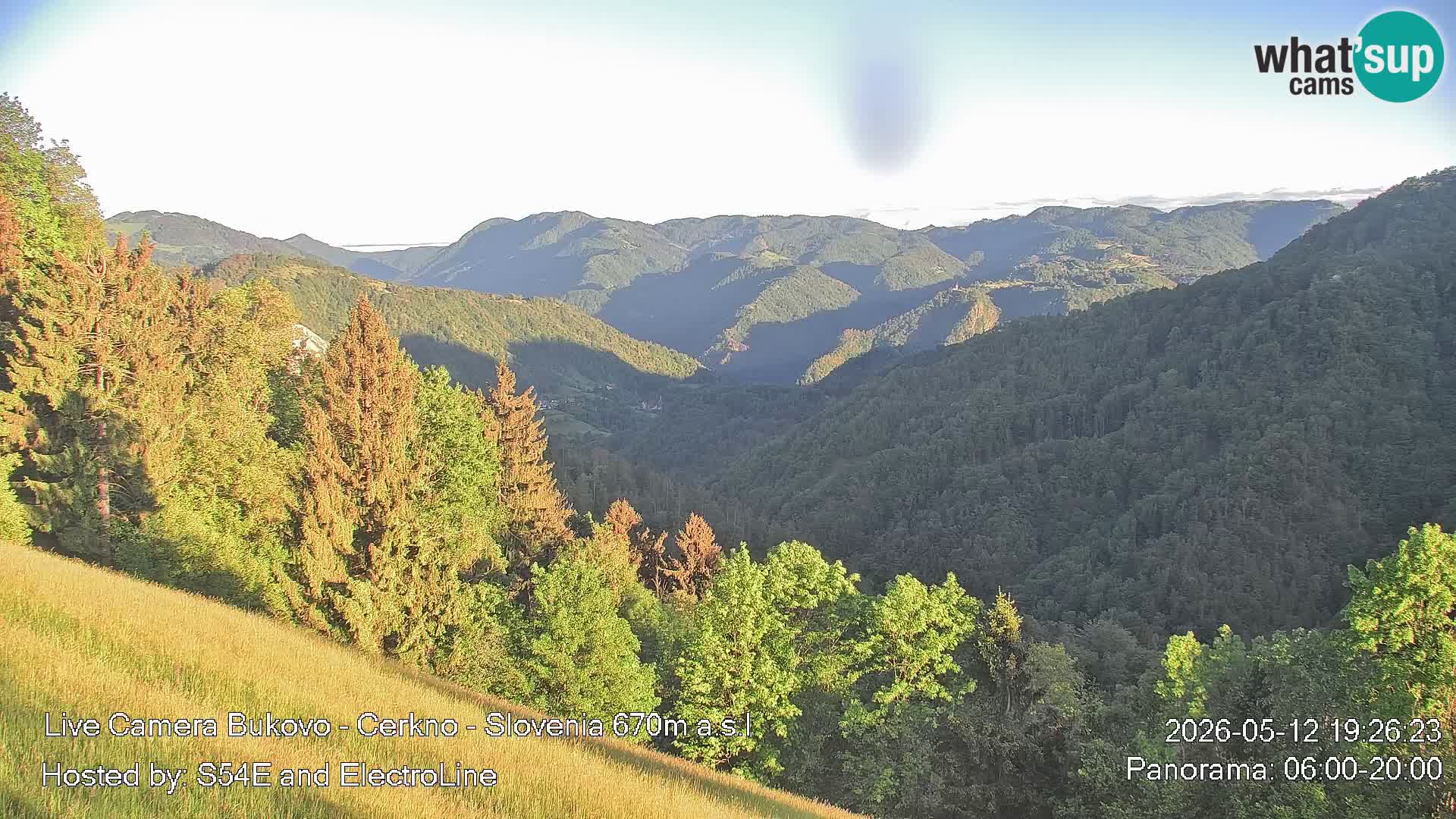 Web kamera Bukovo – Baška grapa | Cerkno | Slovenija