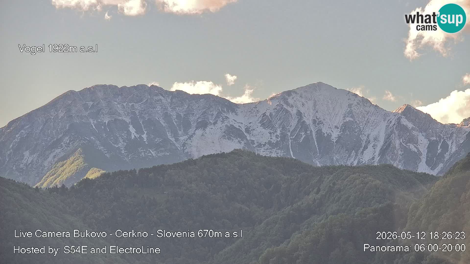 Webcam Bukovo – Baška grapa | Cerkno | Slovénie