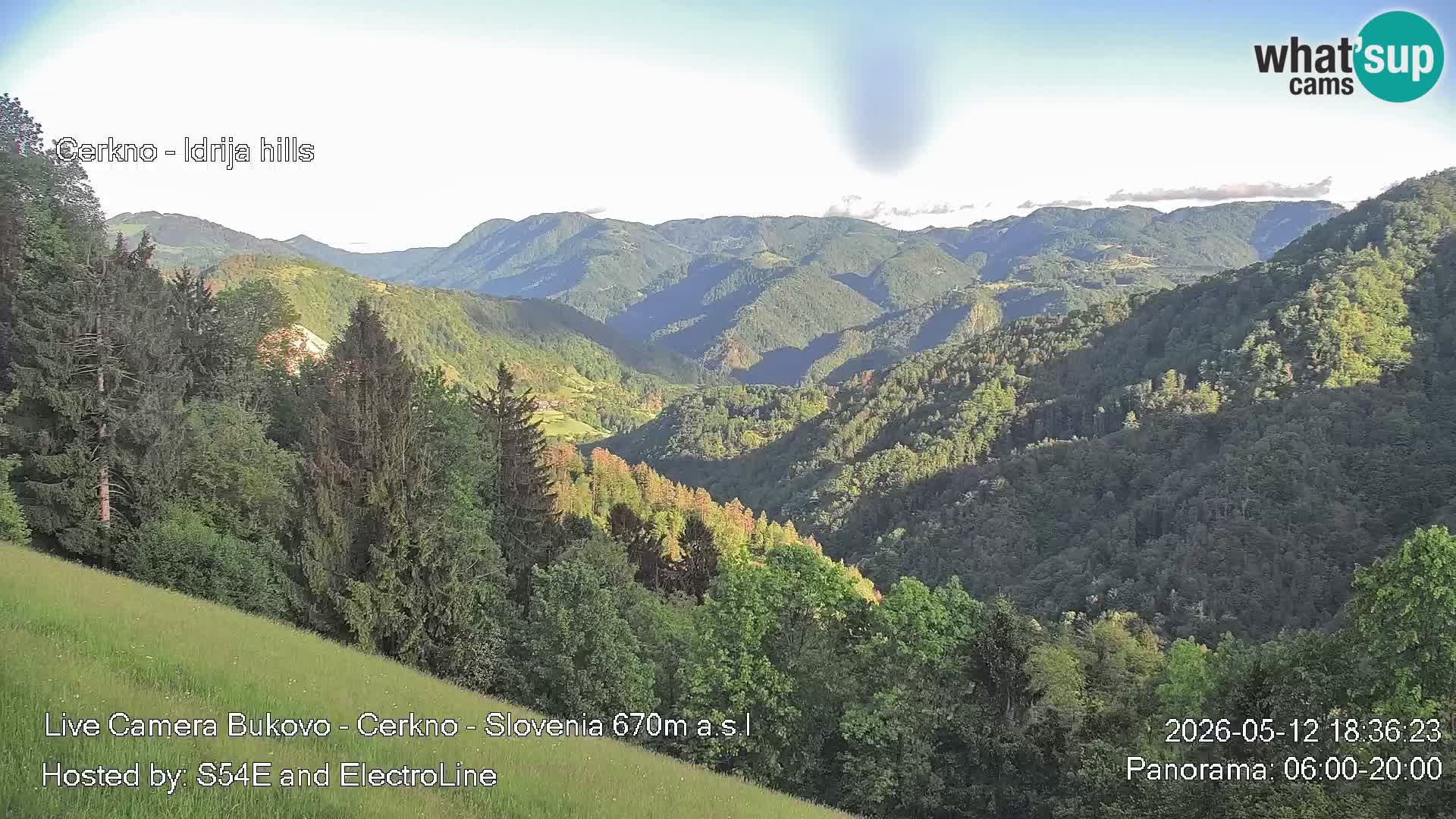 Webcam Bukovo – Baška grapa | Cerkno | Slovenia