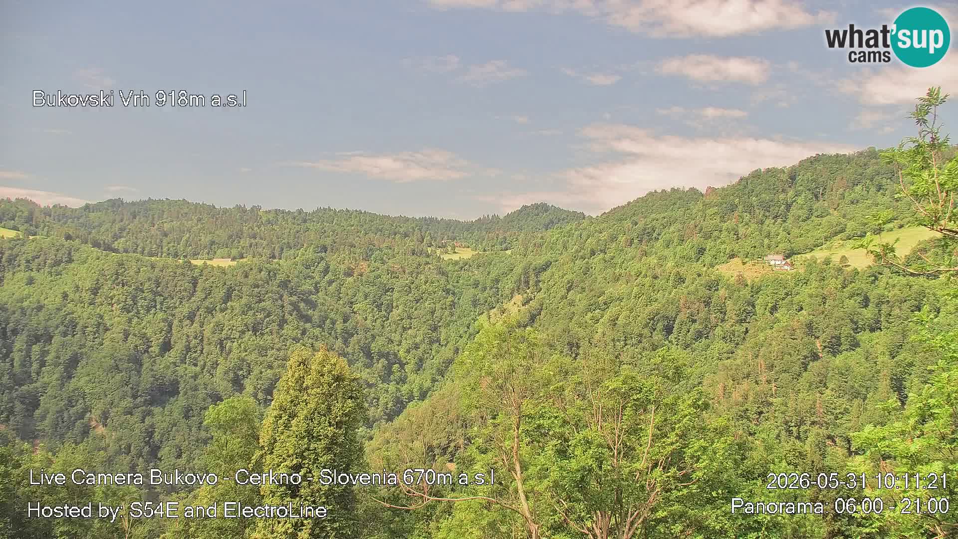 Webcam en vivo Bukovo – Baška grapa | Cerkno | Eslovenia