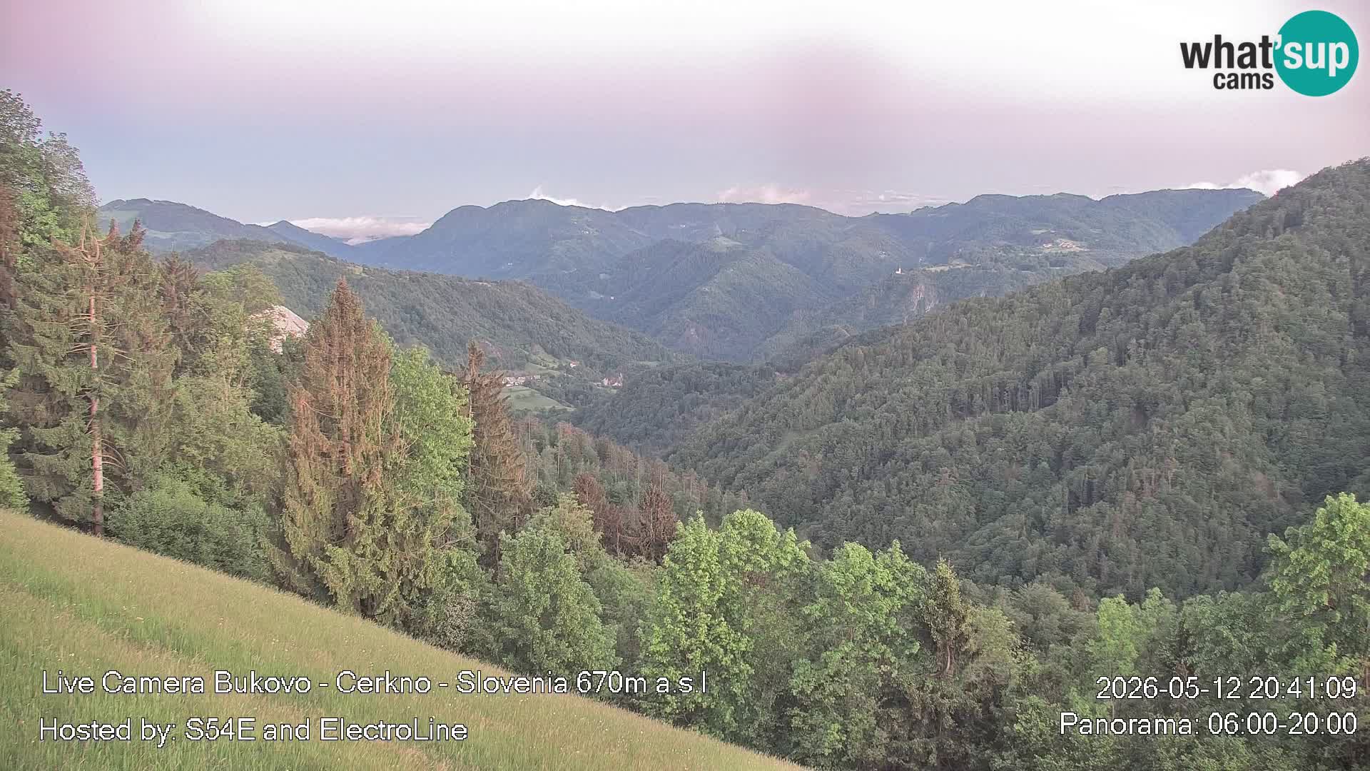 Web kamera Bukovo – Baška grapa | Cerkno | Slovenija