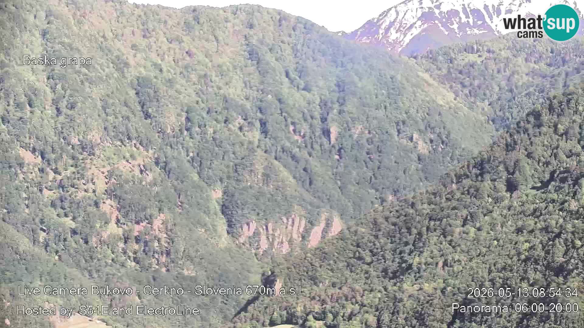 Webcam Bukovo – Baška grapa | Cerkno | Slovenia