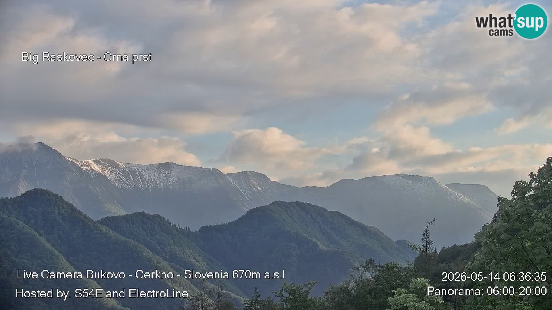 Bukovo Webcam – Baška grapa | Cerkno | Slowenien
