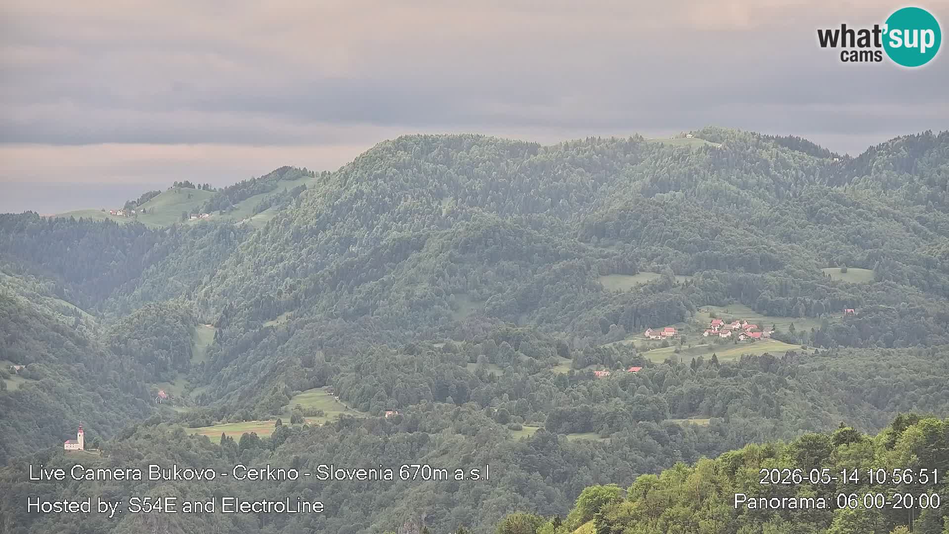 Web kamera Bukovo – Baška grapa | Cerkno | Slovenija