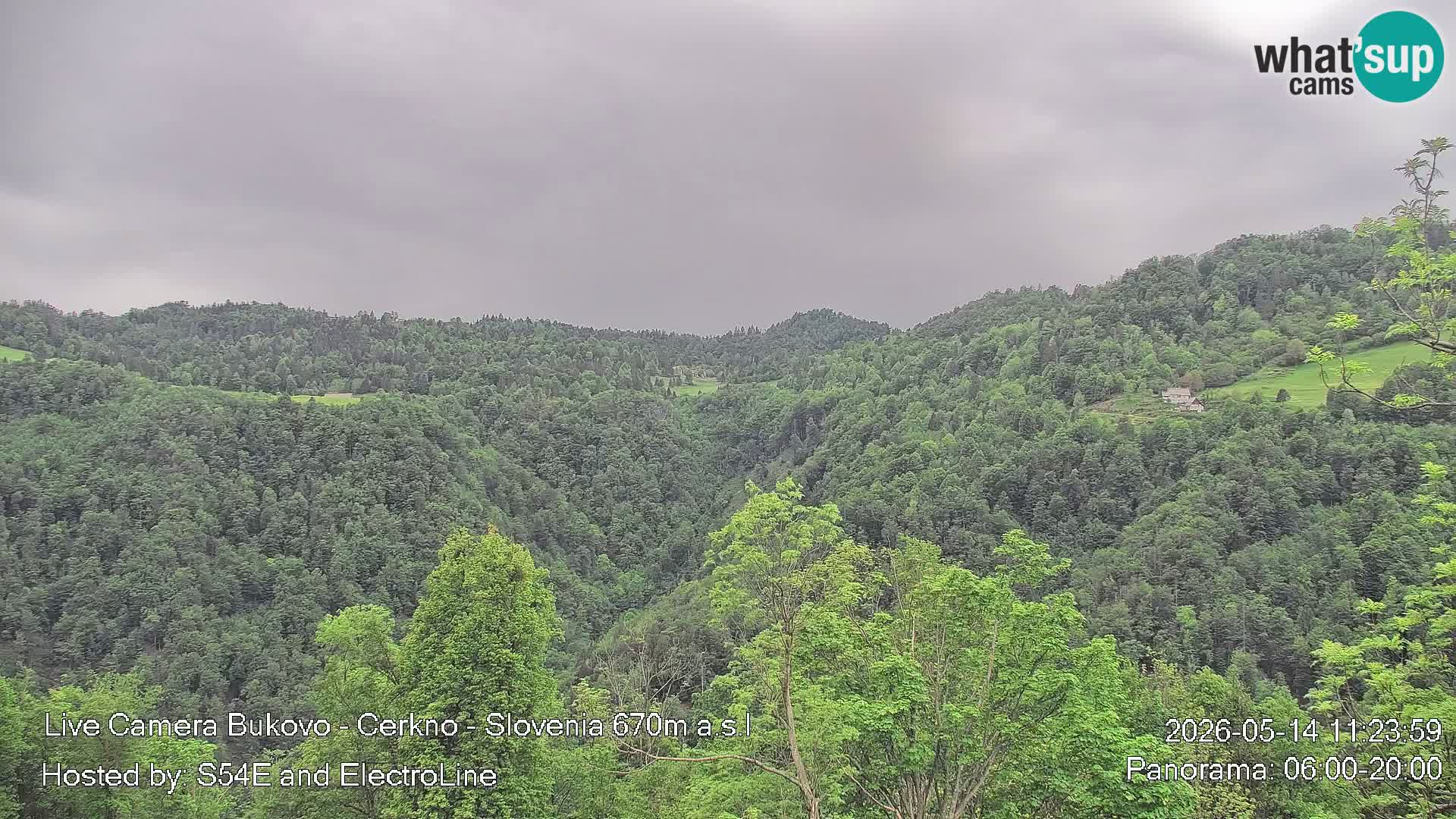 Webcam Bukovo – Baška grapa | Cerkno | Slovénie