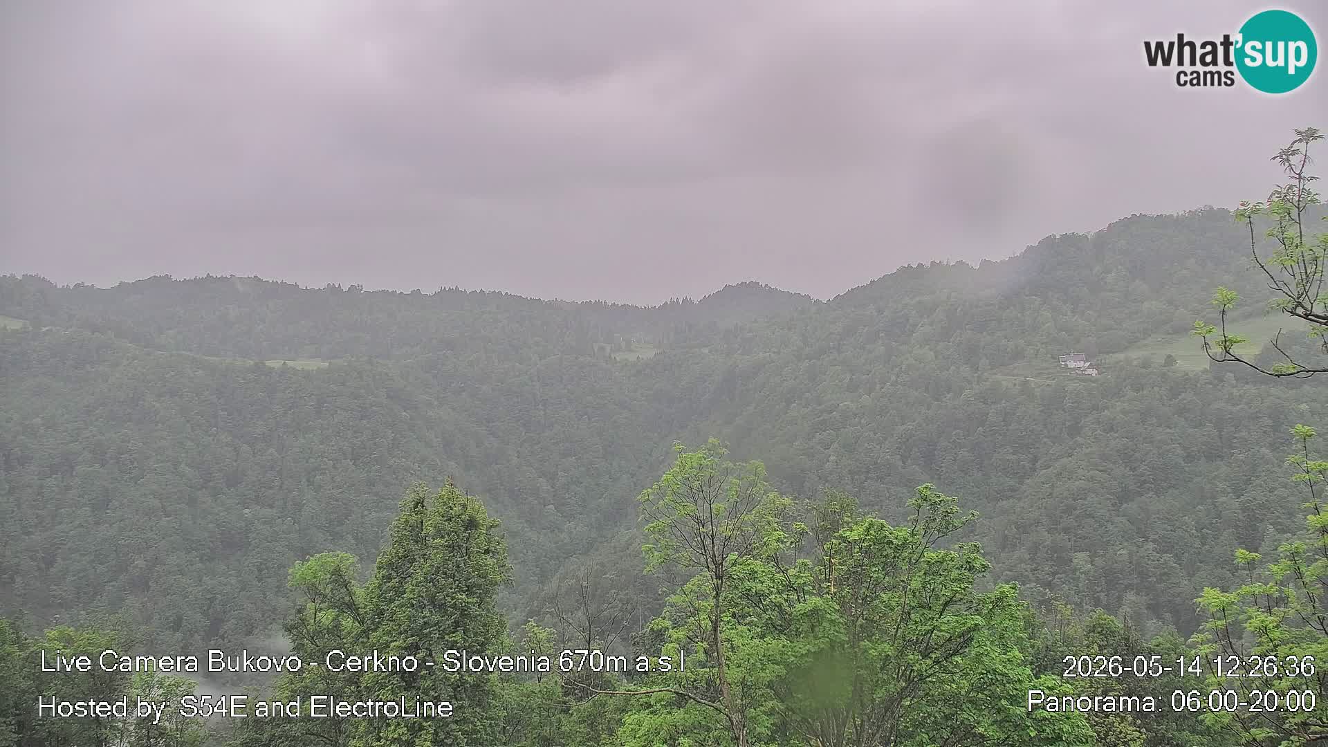 Webcam Bukovo – Baška grapa | Cerkno | Slovénie