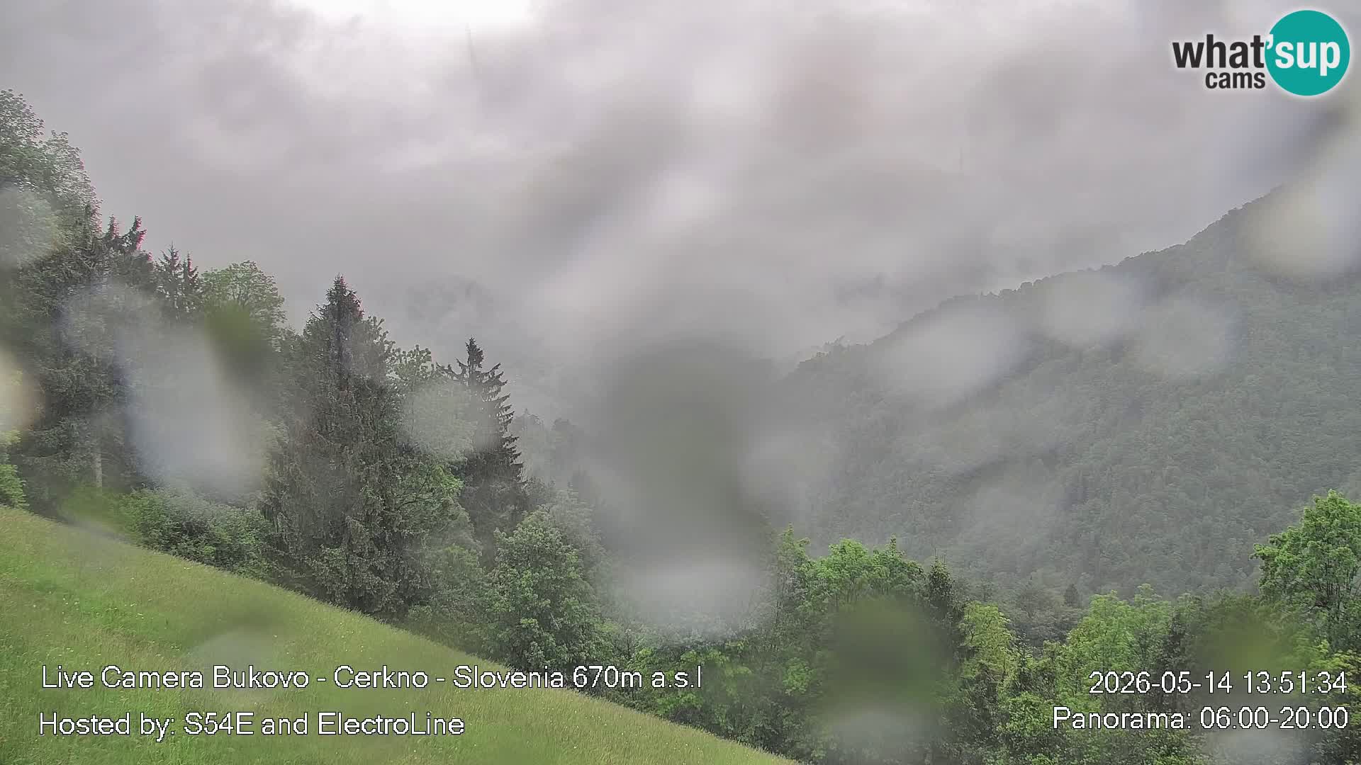 Web kamera Bukovo – Baška grapa | Cerkno | Slovenija