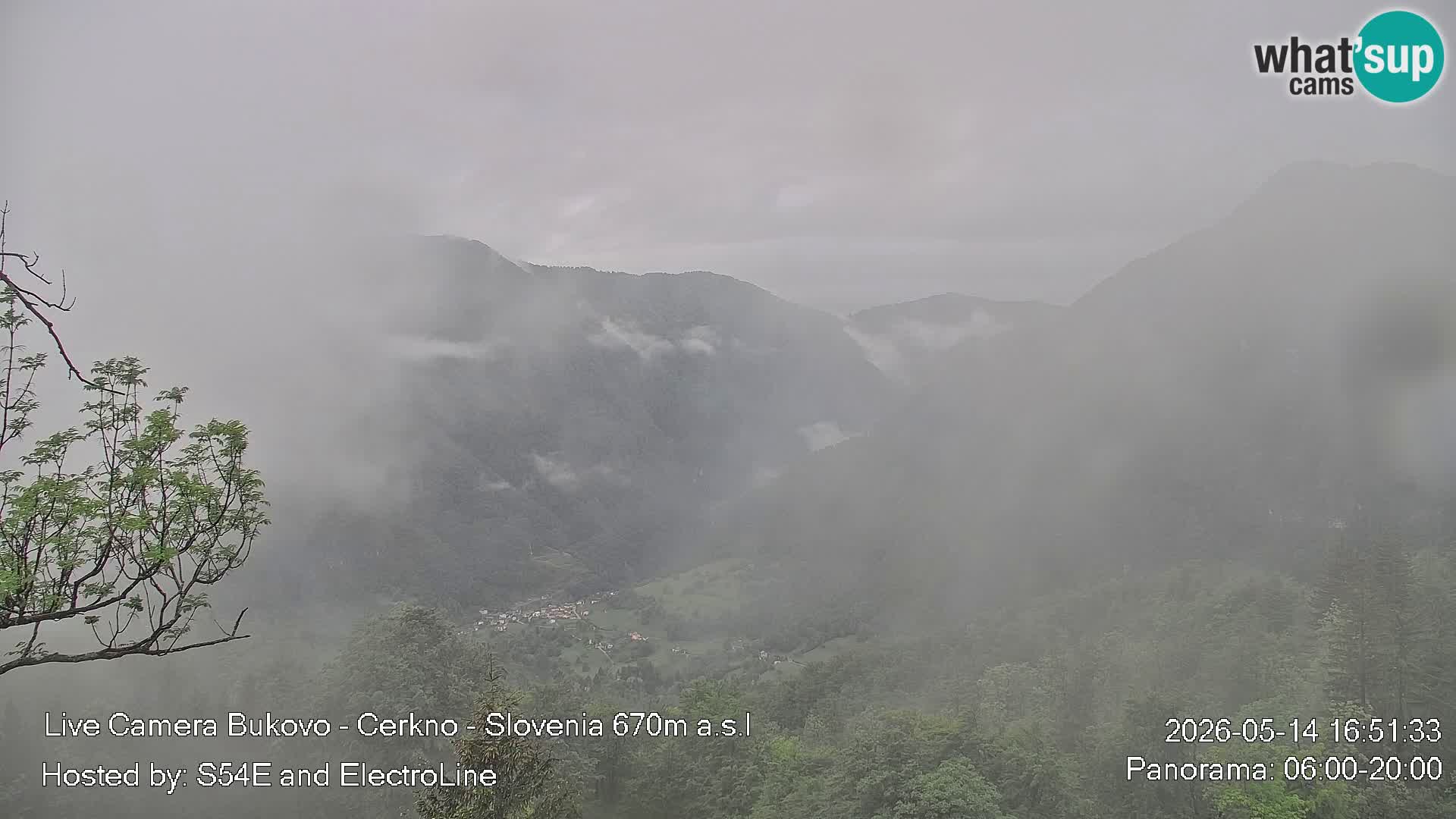 Webcam Bukovo – Baška grapa | Cerkno | Slovénie