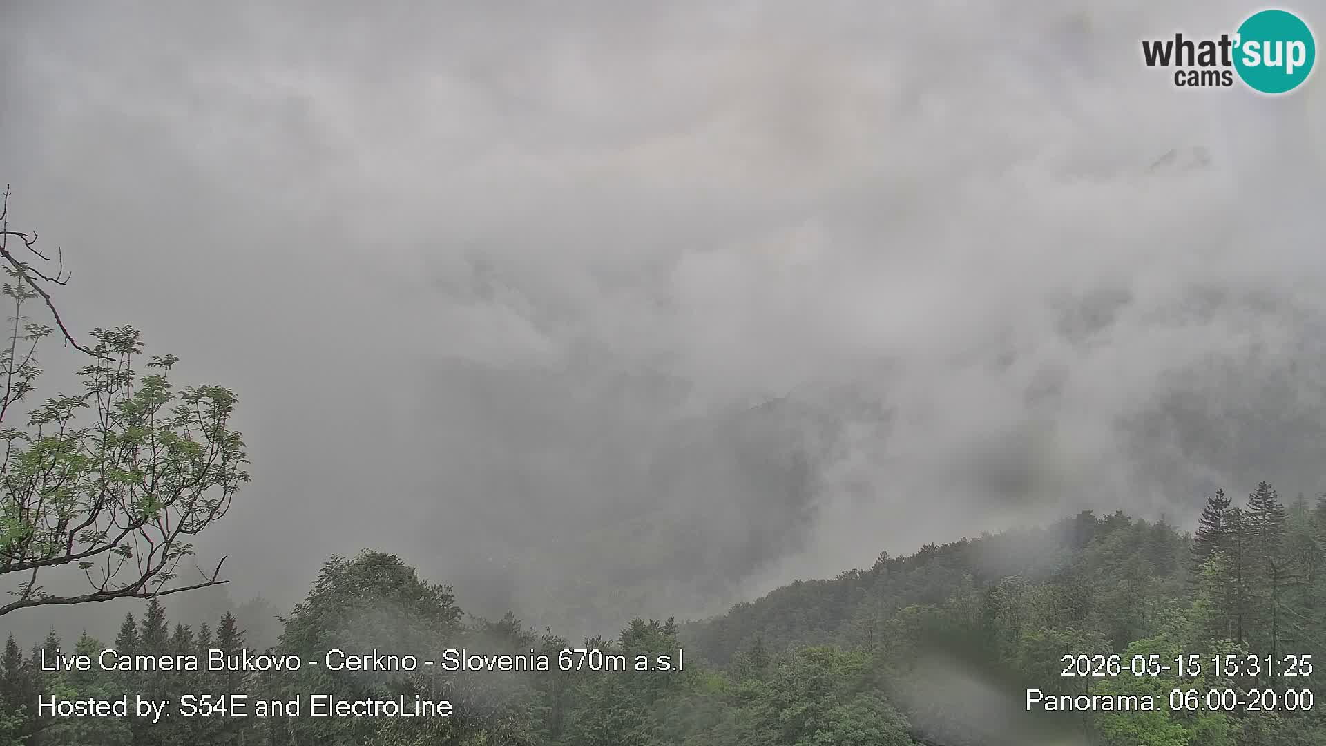 Webcam Bukovo – Baška grapa | Cerkno | Slovénie