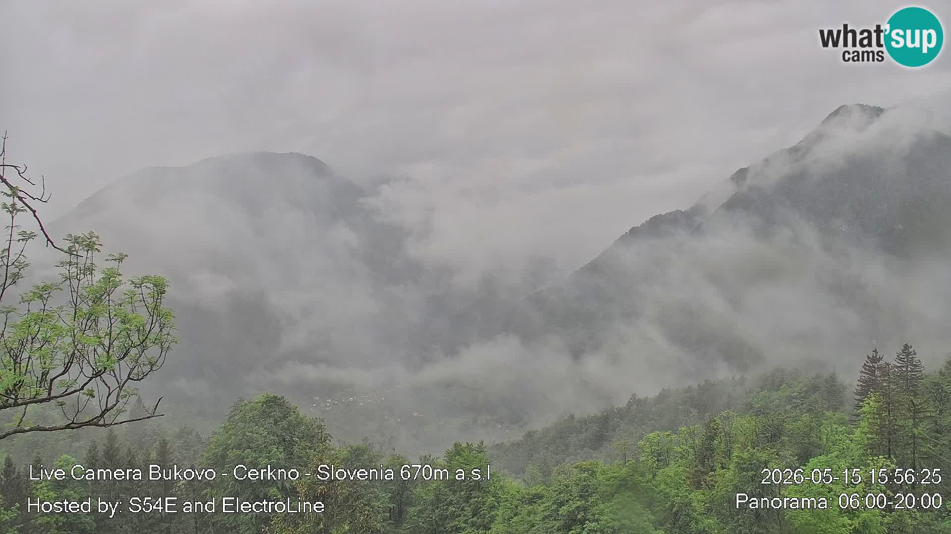 Bukovo Webcam – Baška grapa | Cerkno | Slowenien