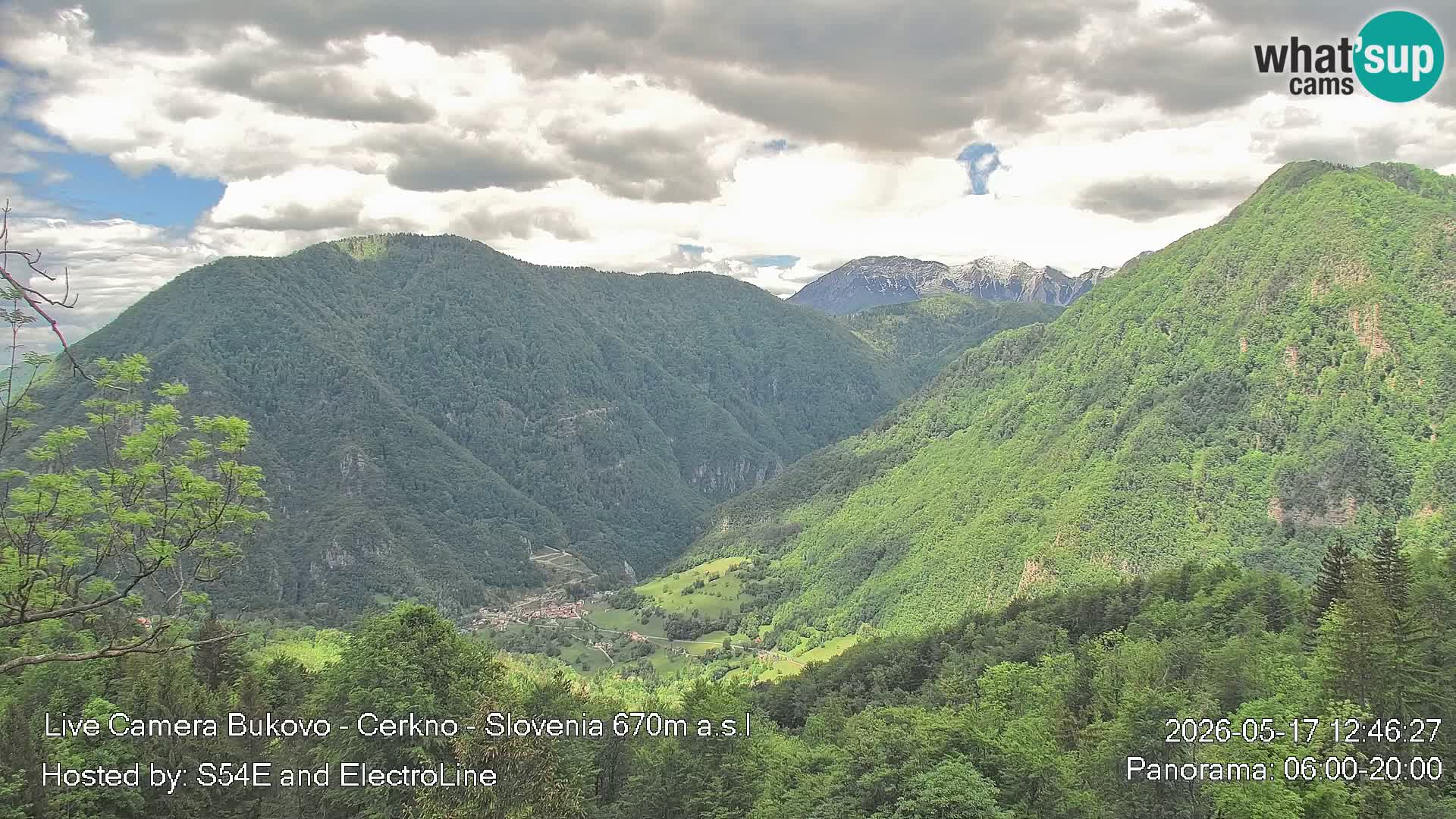 Webcam Bukovo – Baška grapa | Cerkno | Slovénie