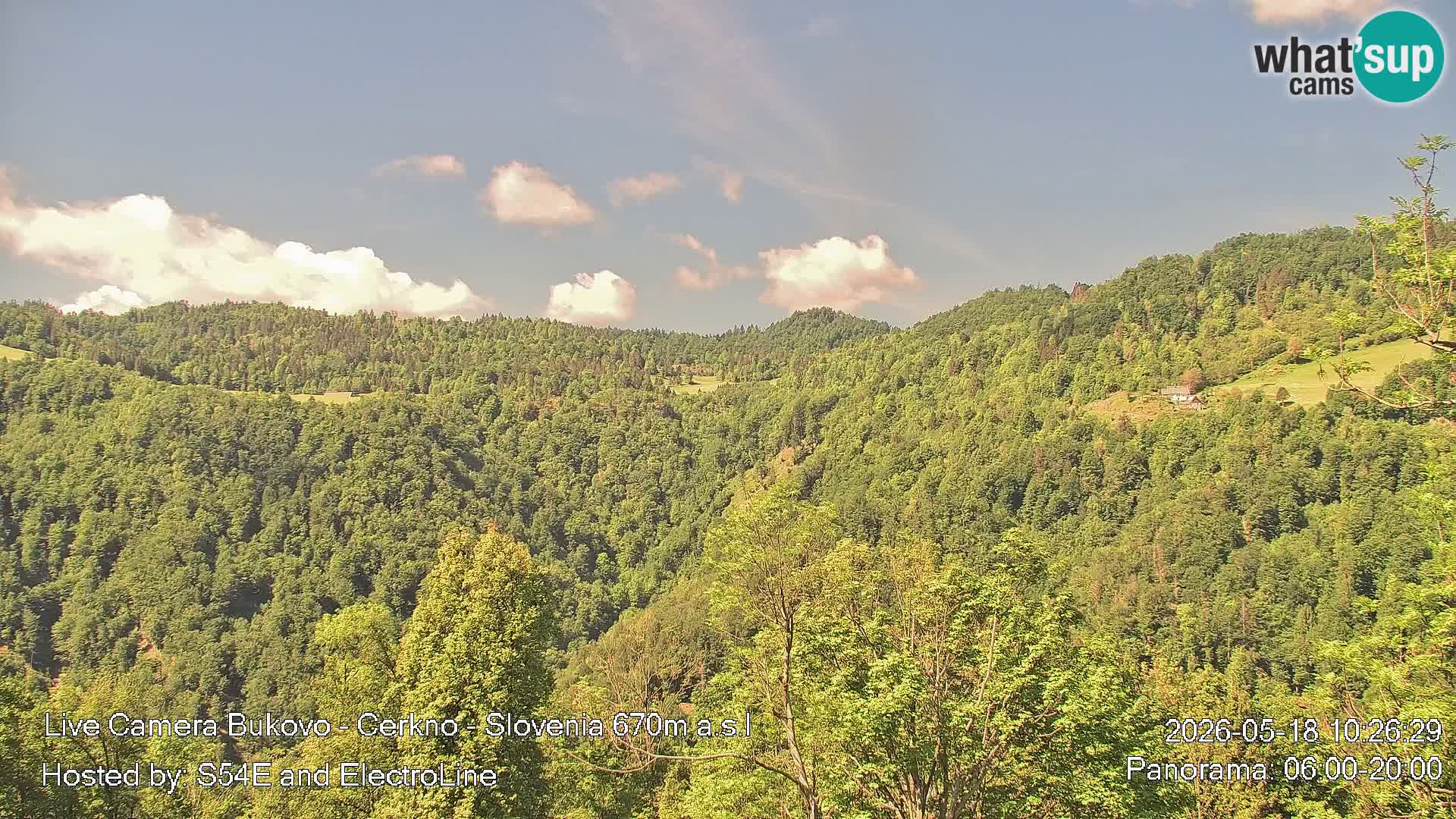 Webcam Bukovo – Baška grapa | Cerkno | Slovenia