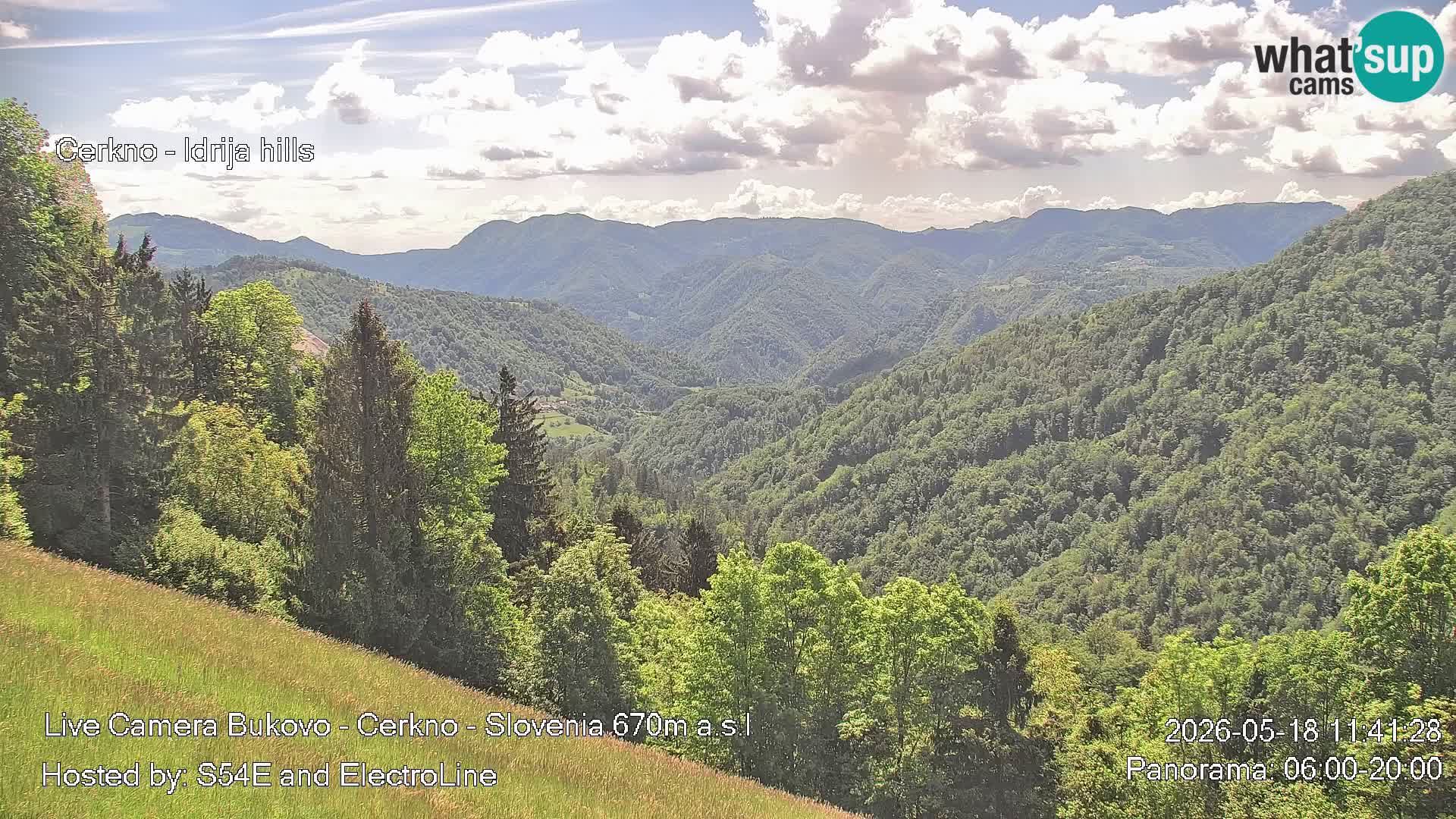 Webcam Bukovo – Baška grapa | Cerkno | Slovénie