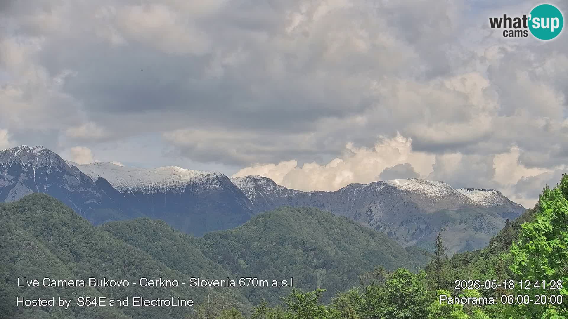Webcam Bukovo – Baška grapa | Cerkno | Slovenia