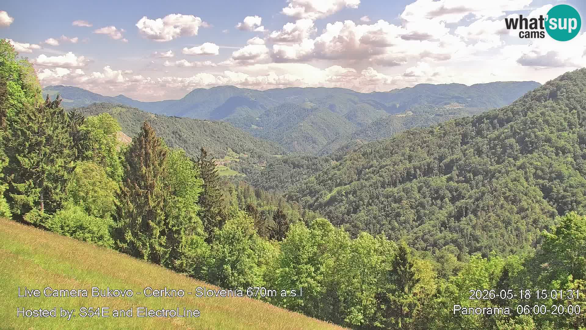 Webcam Bukovo – Baška grapa | Cerkno | Slovenia