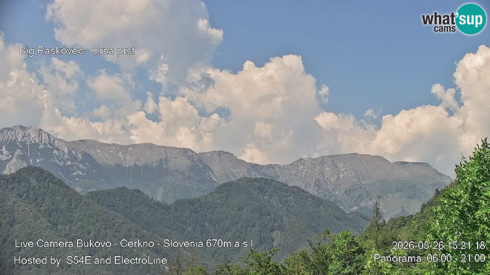 Webcam Bukovo – Baška grapa | Cerkno | Slovenia