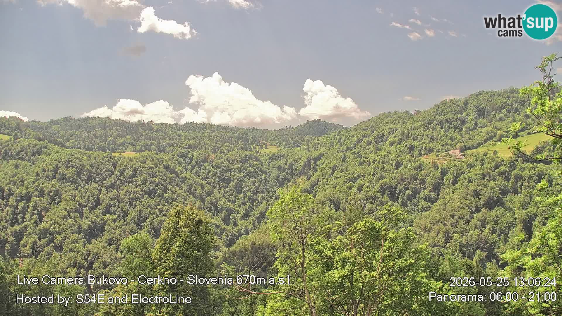 Webcam Bukovo – Baška grapa | Cerkno | Slovénie