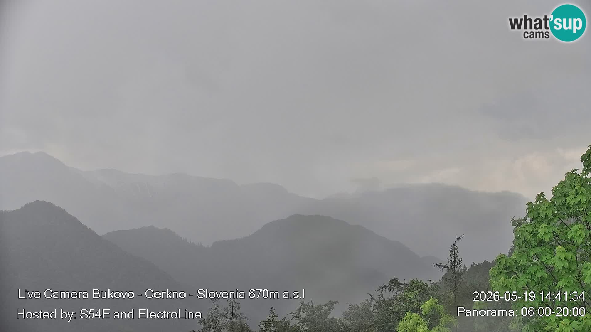 Webcam Bukovo – Baška grapa | Cerkno | Slovénie