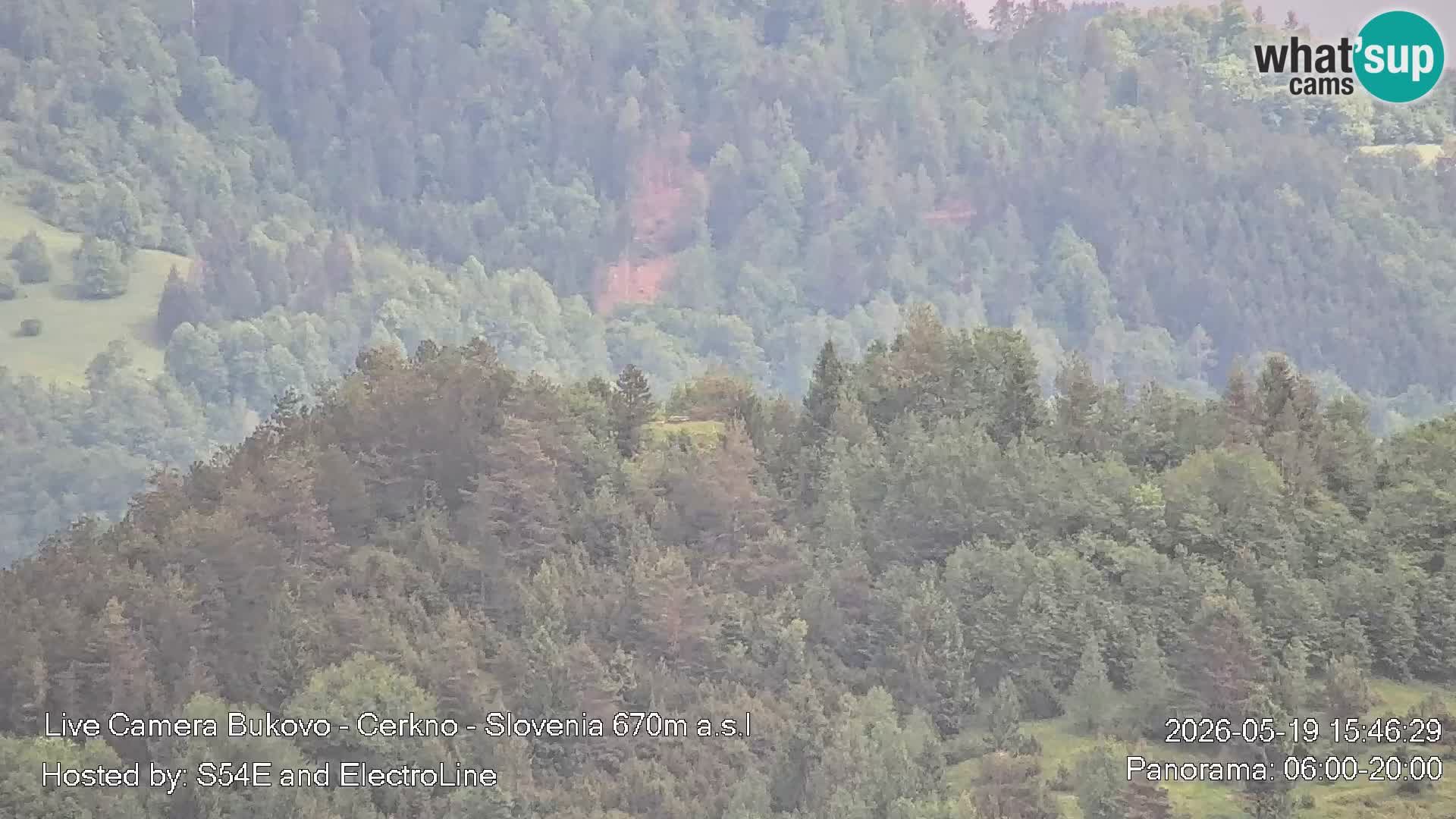 Web kamera Bukovo – Baška grapa | Cerkno | Slovenija