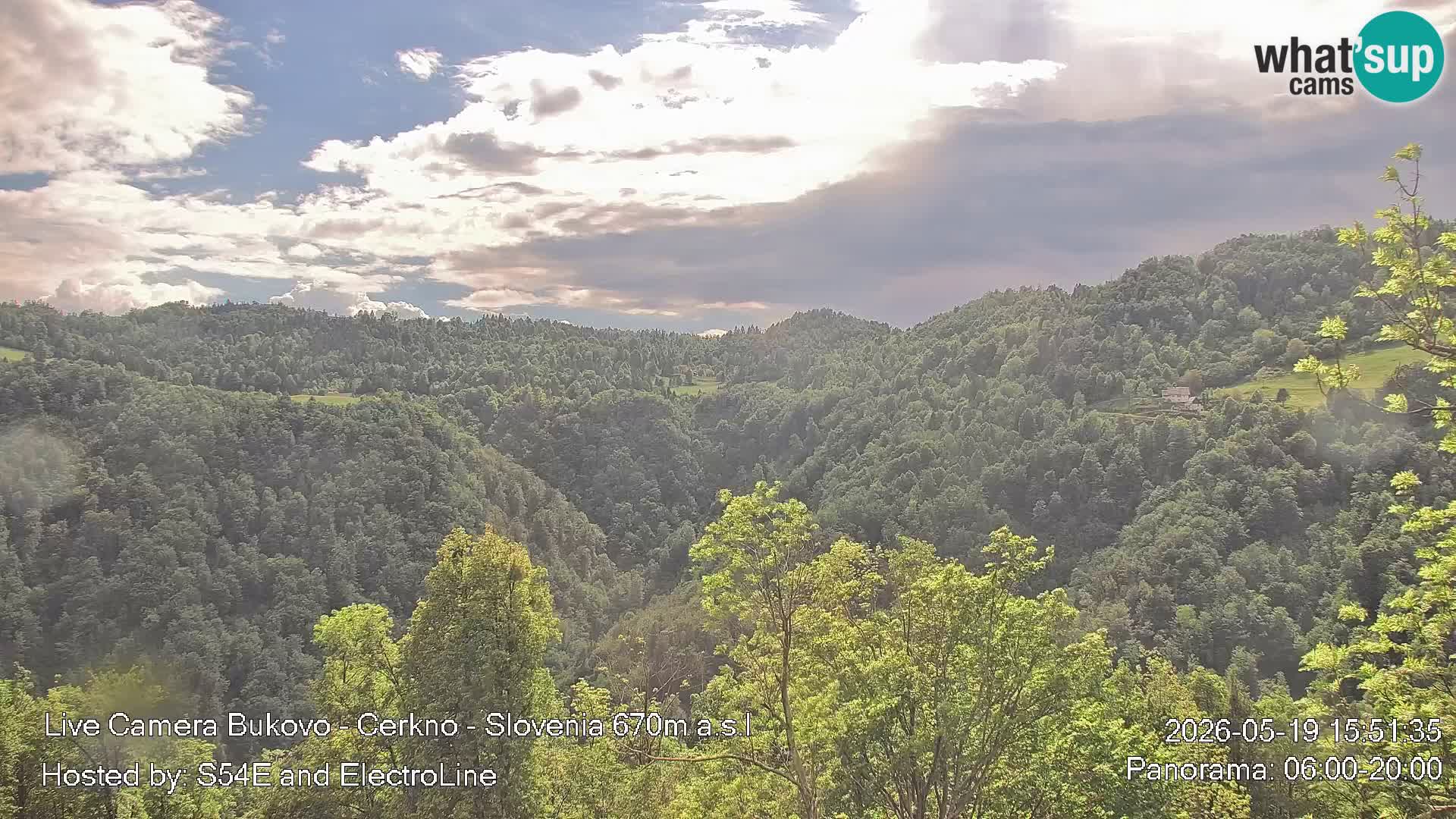 Webcam Bukovo – Baška grapa | Cerkno | Slovenia