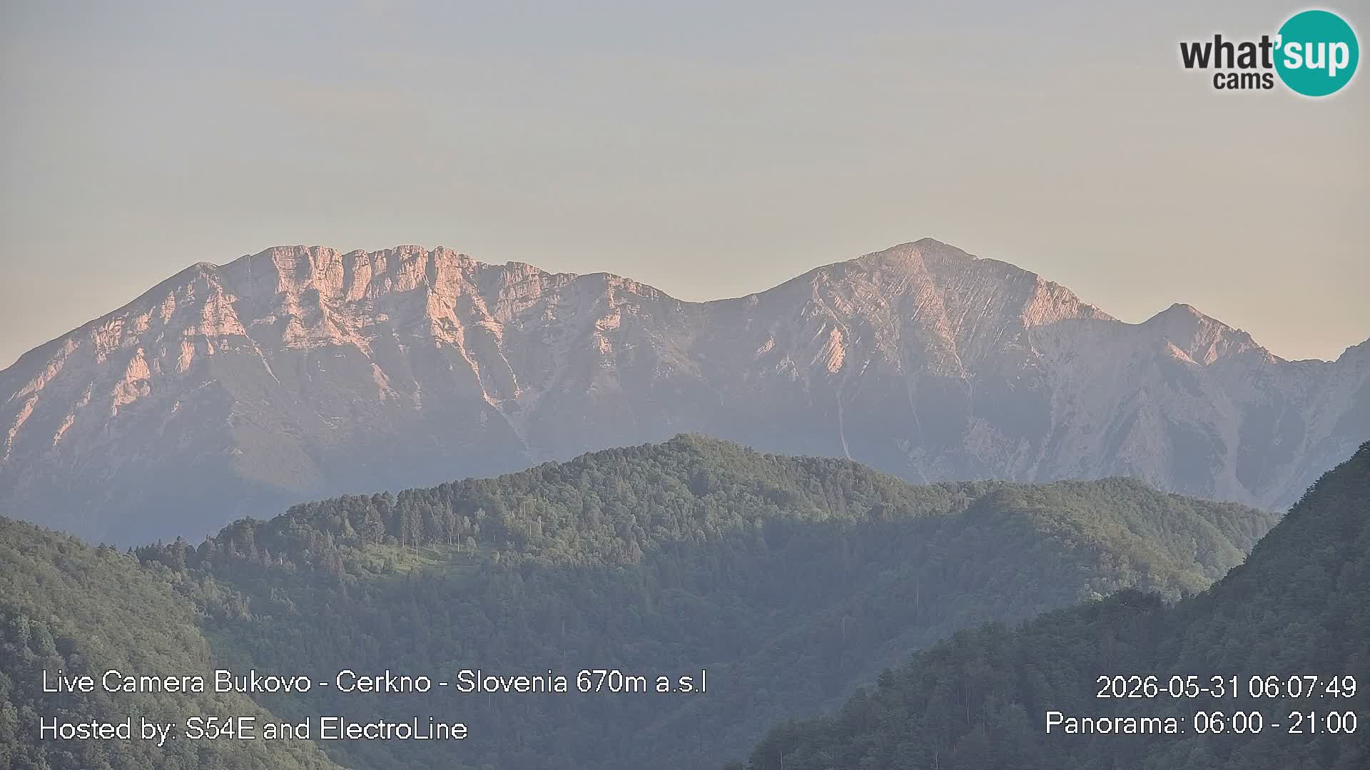Web kamera Bukovo – Baška grapa | Cerkno | Slovenija