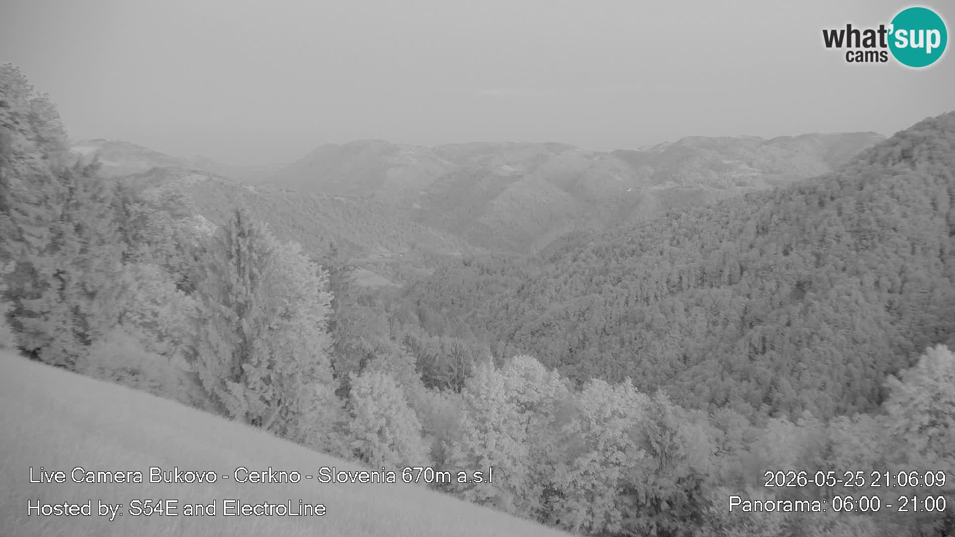 Web kamera Bukovo – Baška grapa | Cerkno | Slovenija