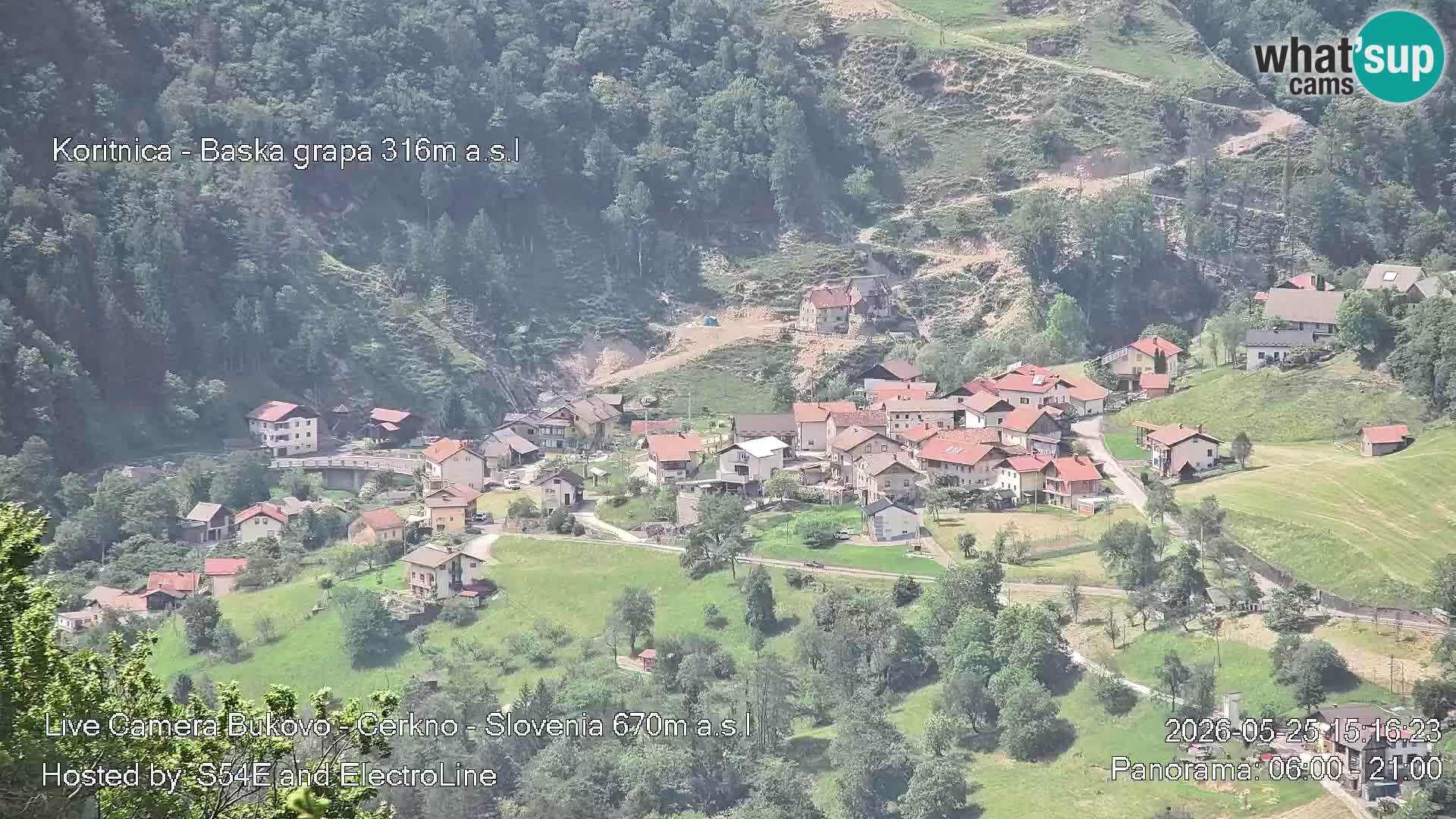 Kamera Bukovo – Baška grapa | Cerkno