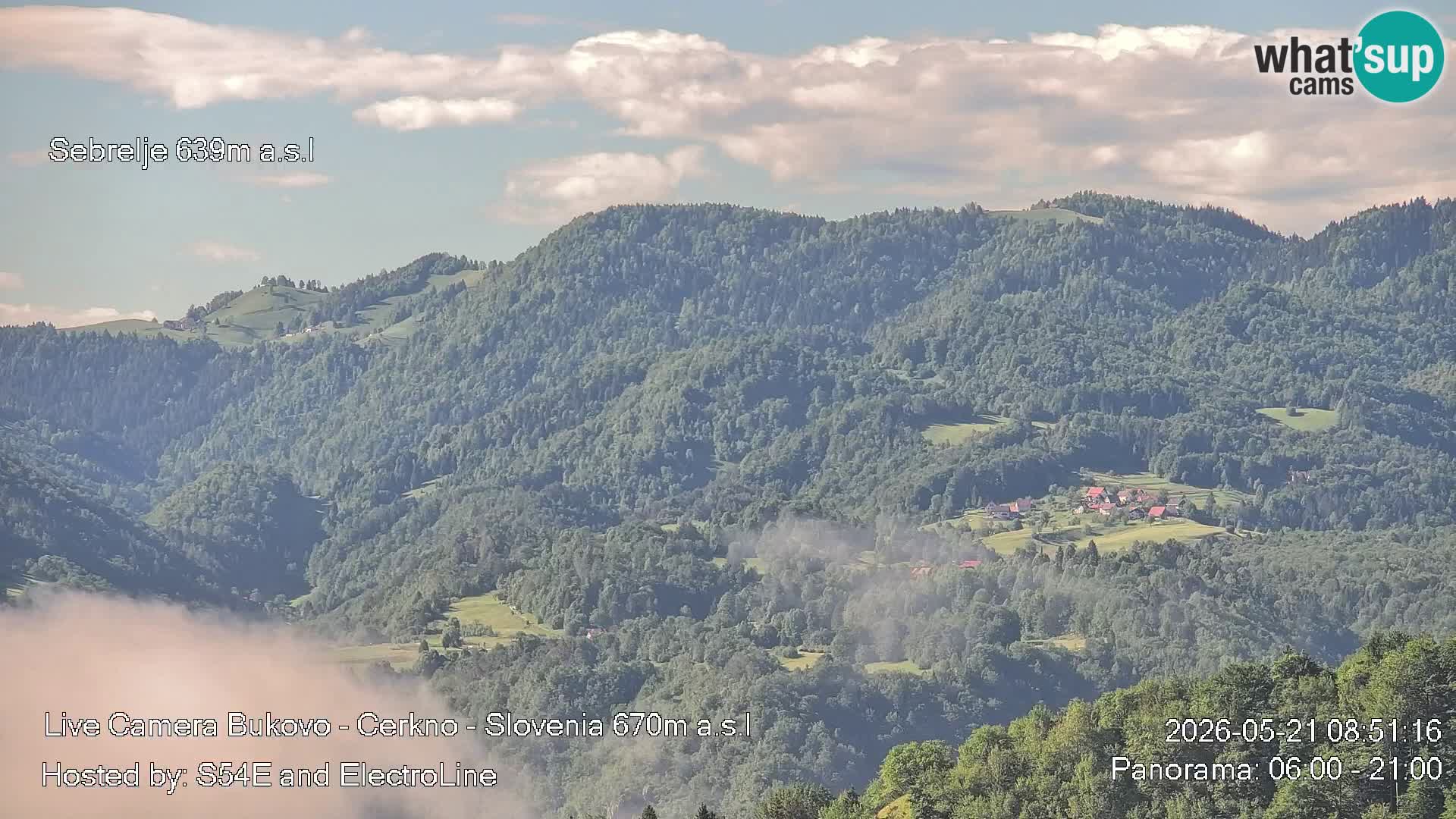 Webcam Bukovo – Baška grapa | Cerkno | Slovenia