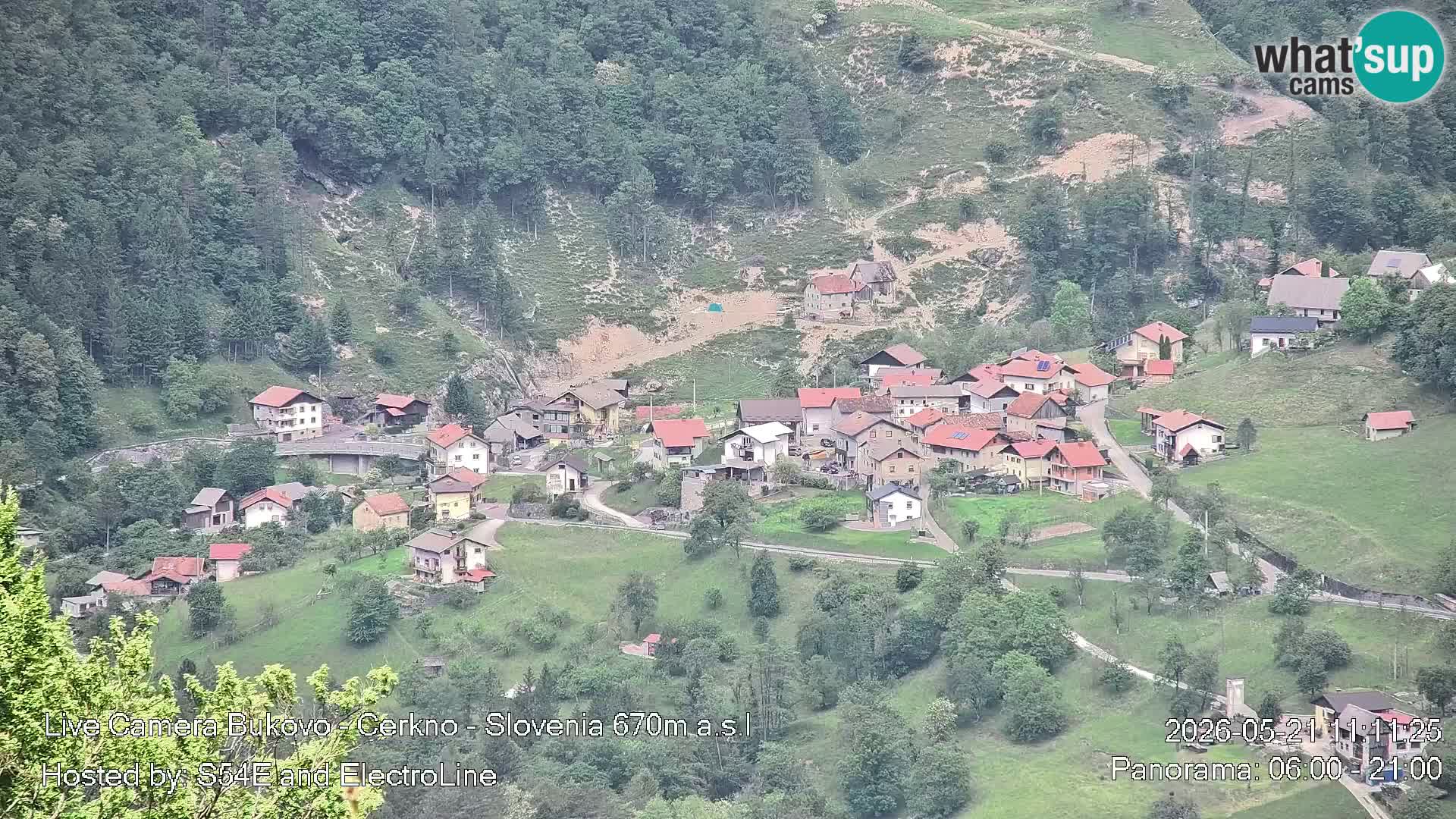 Webcam Bukovo – Baška grapa | Cerkno | Slovenia
