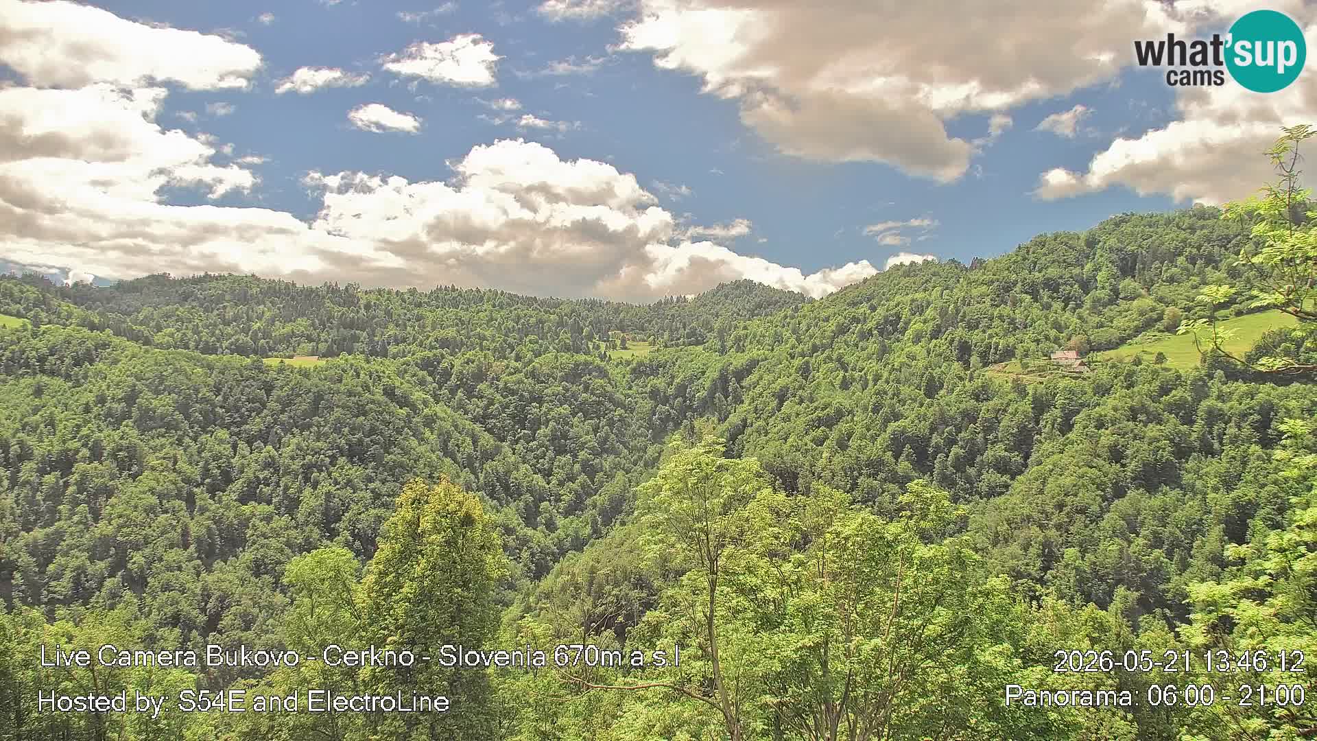 Webcam Bukovo – Baška grapa | Cerkno | Slovenia