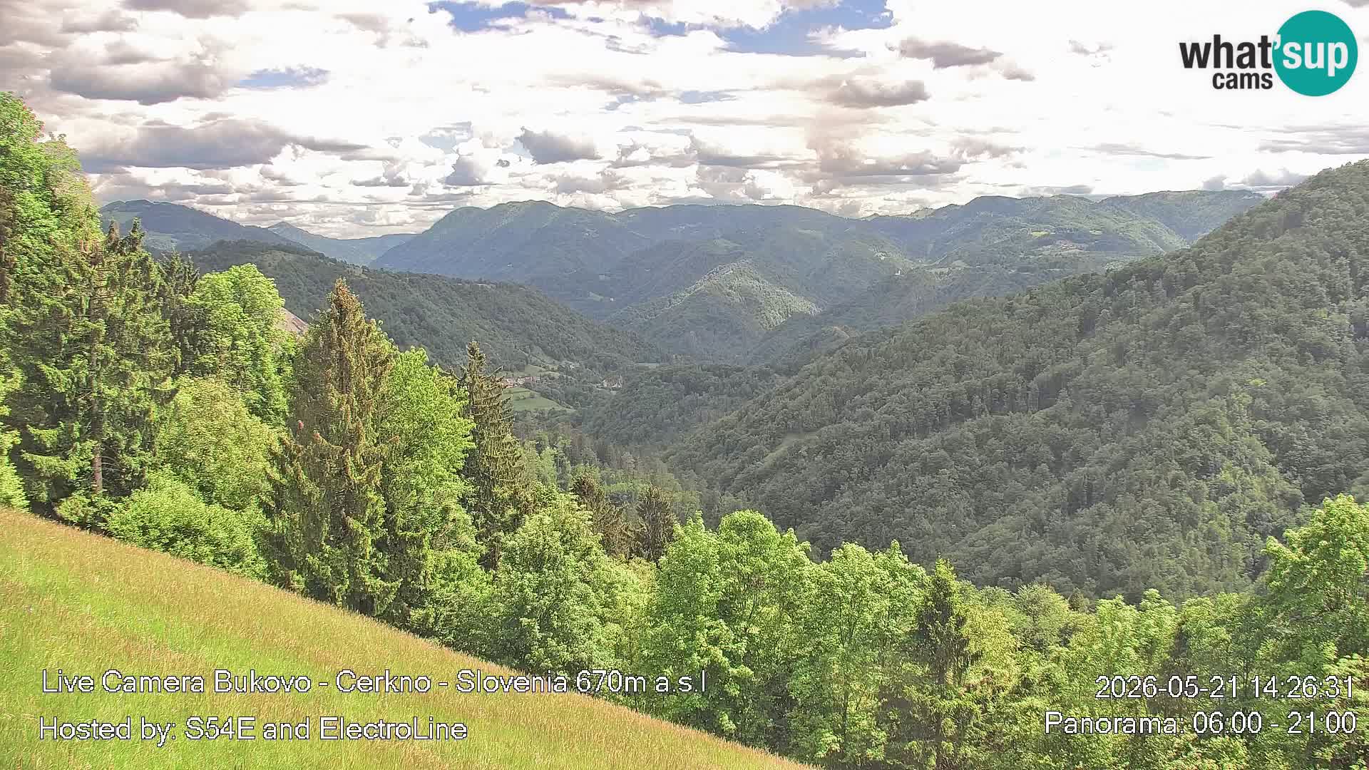 Webcam Bukovo – Baška grapa | Cerkno | Slovenia