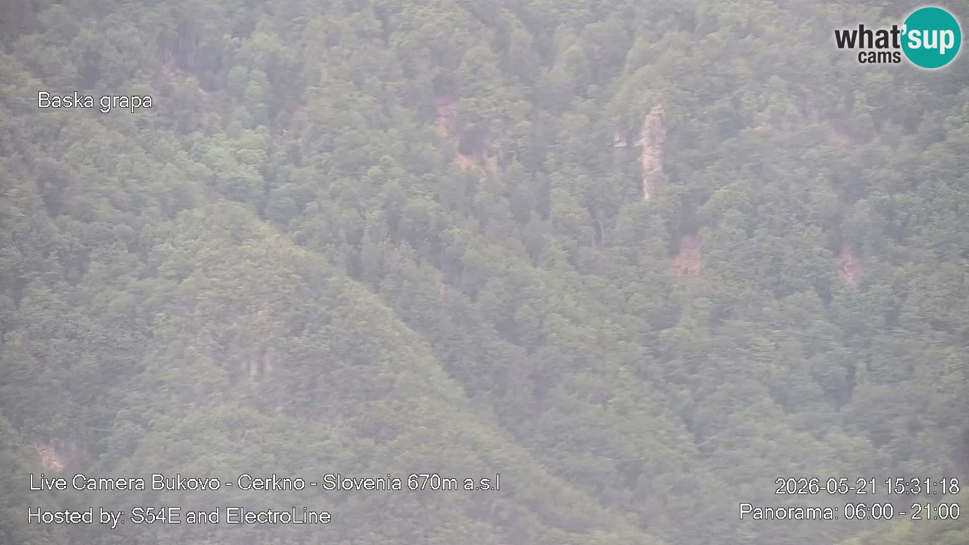 Webcam Bukovo – Baška grapa | Cerkno | Slovénie