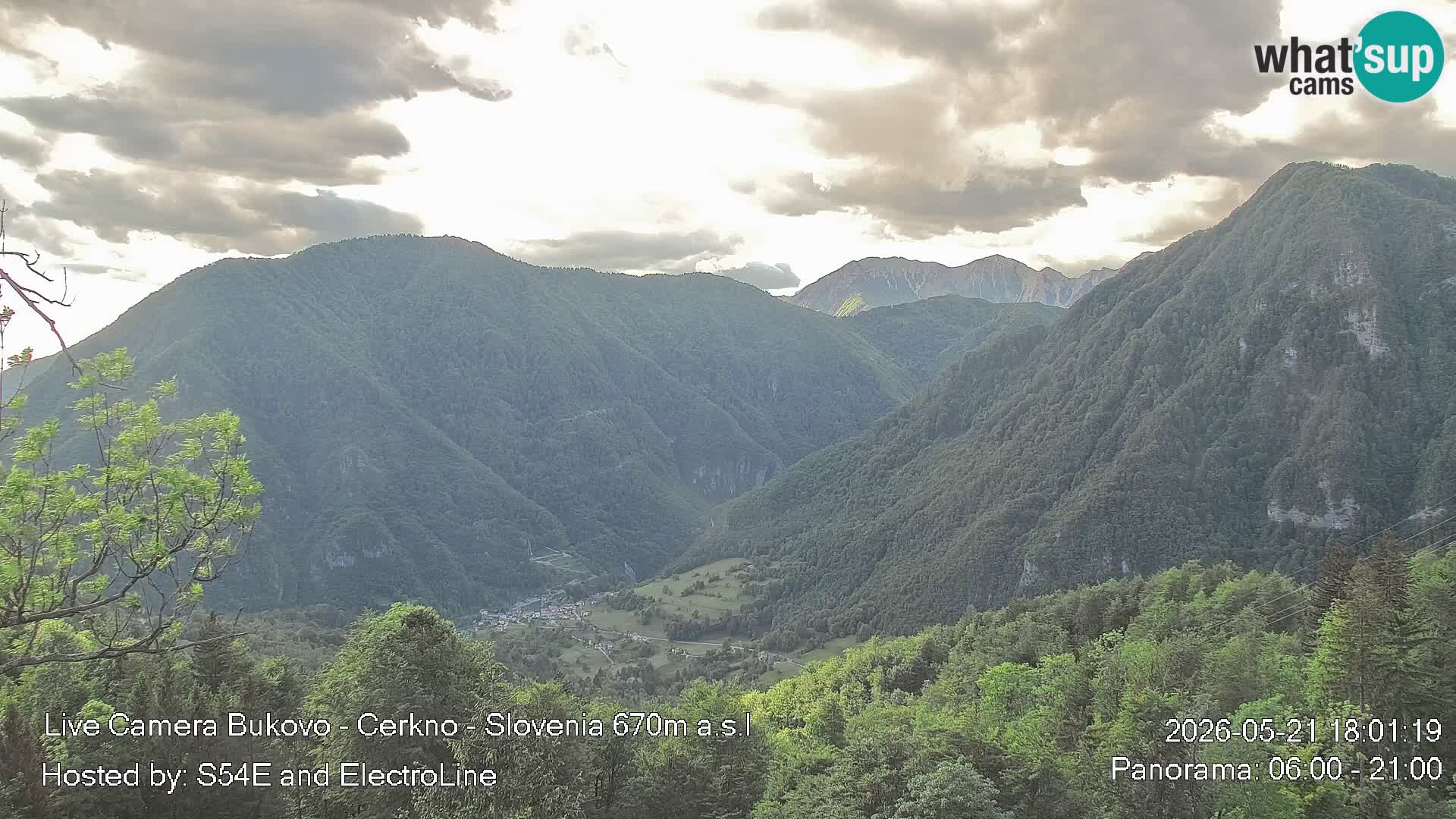 Webcam Bukovo – Baška grapa | Cerkno | Slovenia